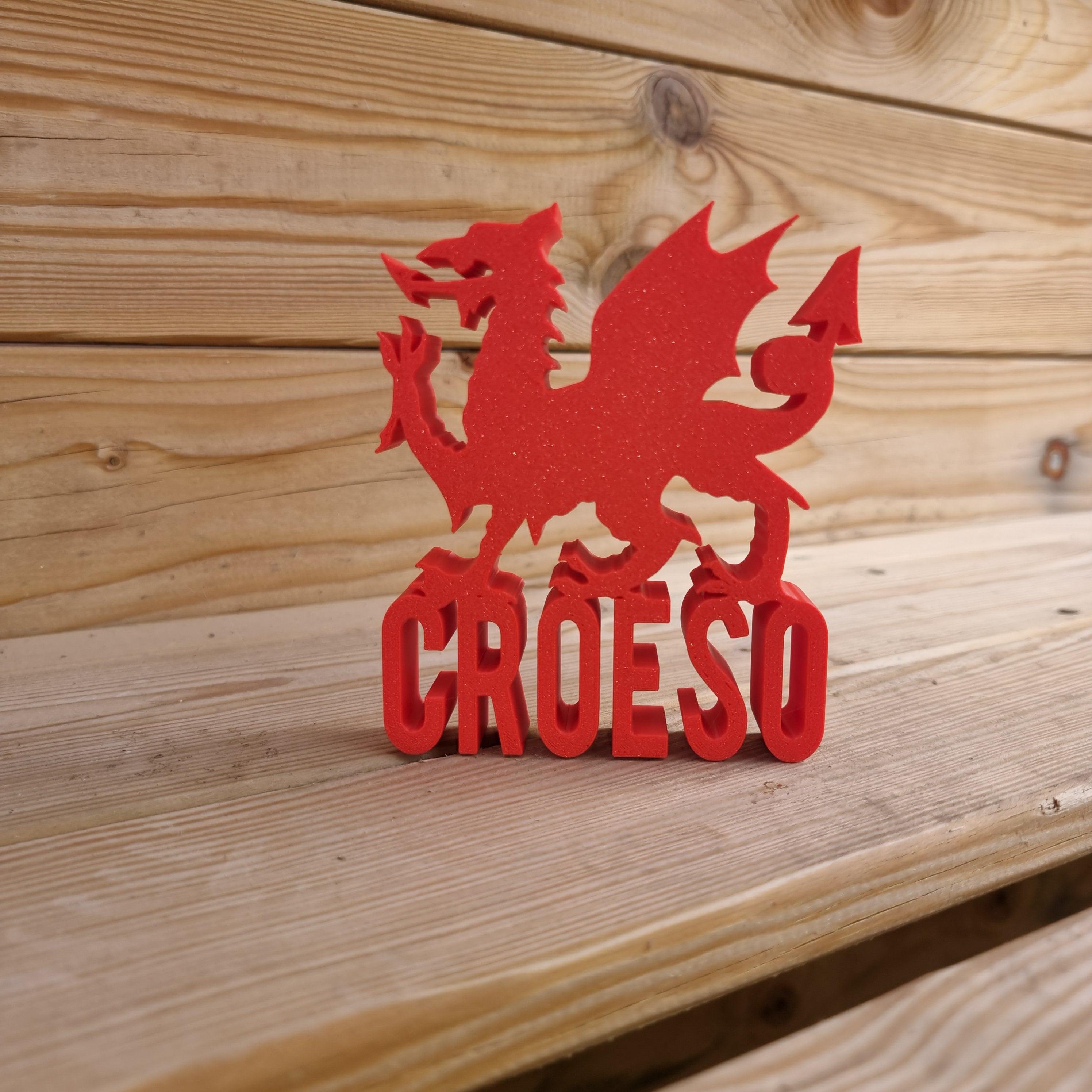 Wales Personalised Name Shelf Display Stand Figure