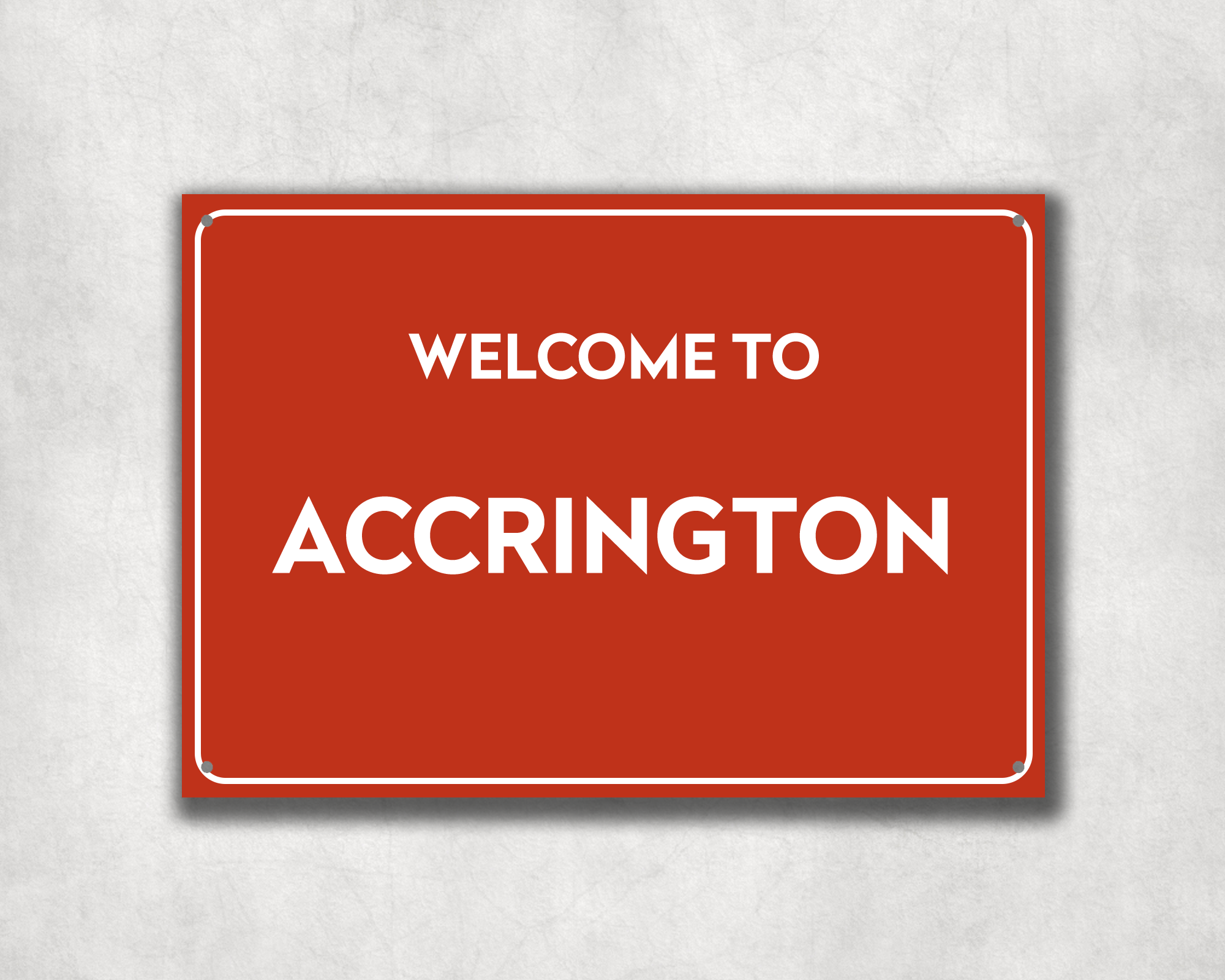 Welcome to Accrington Metal Sign