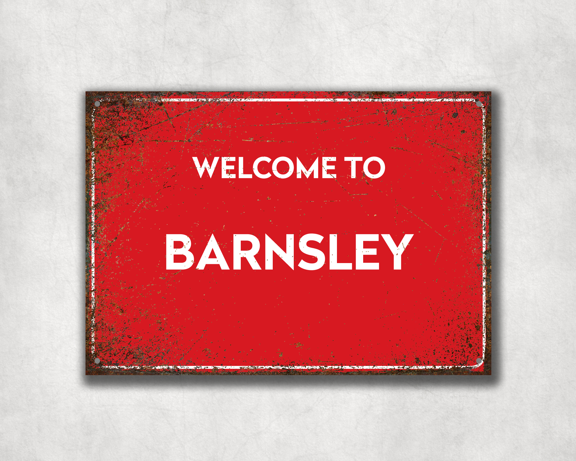 Welcome to Barnsley Metal Sign