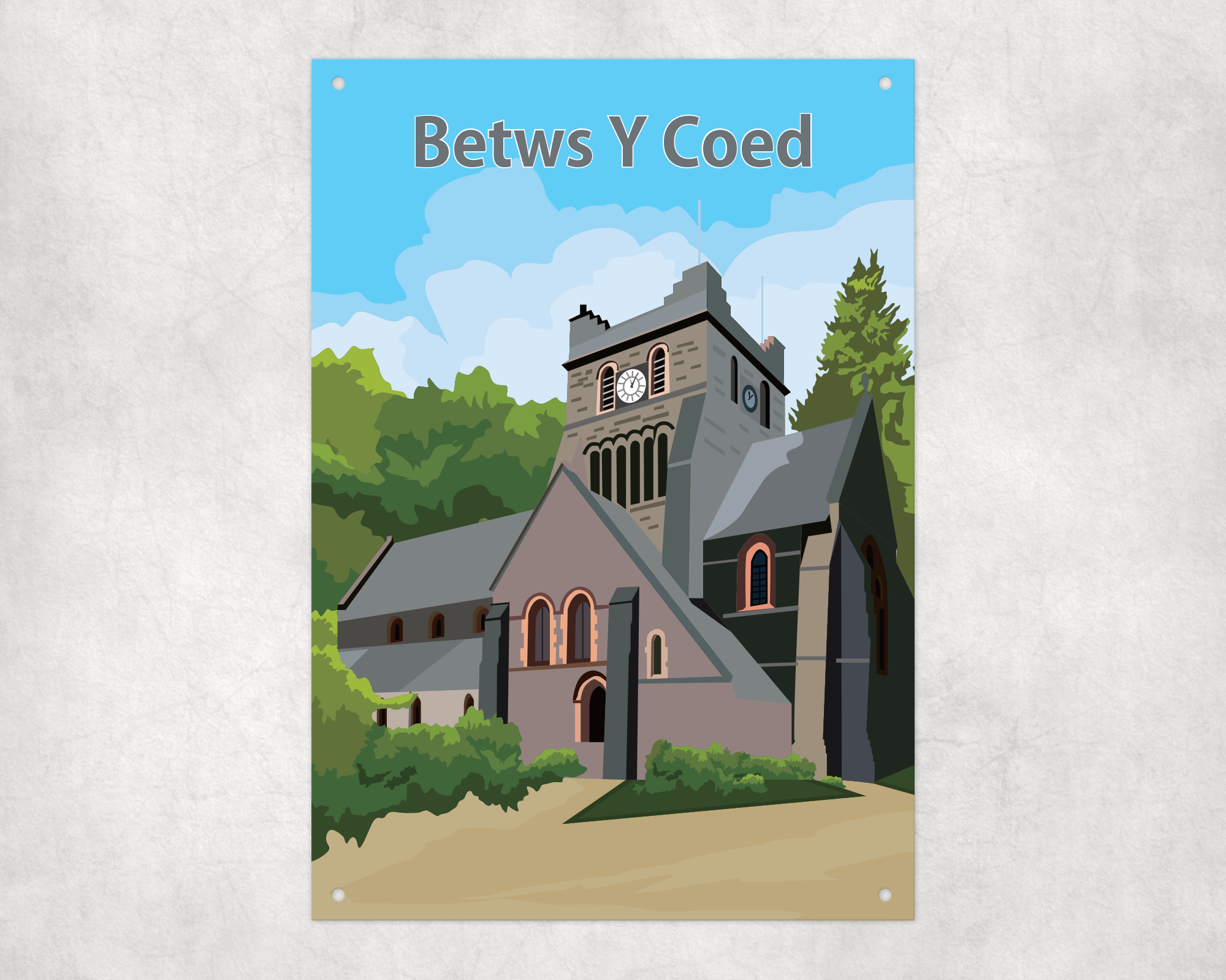 Betws y Coed Metal Sign