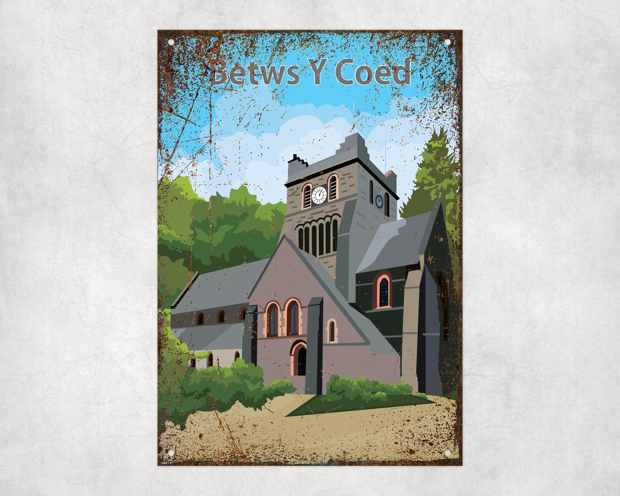 Betws y Coed Metal Sign