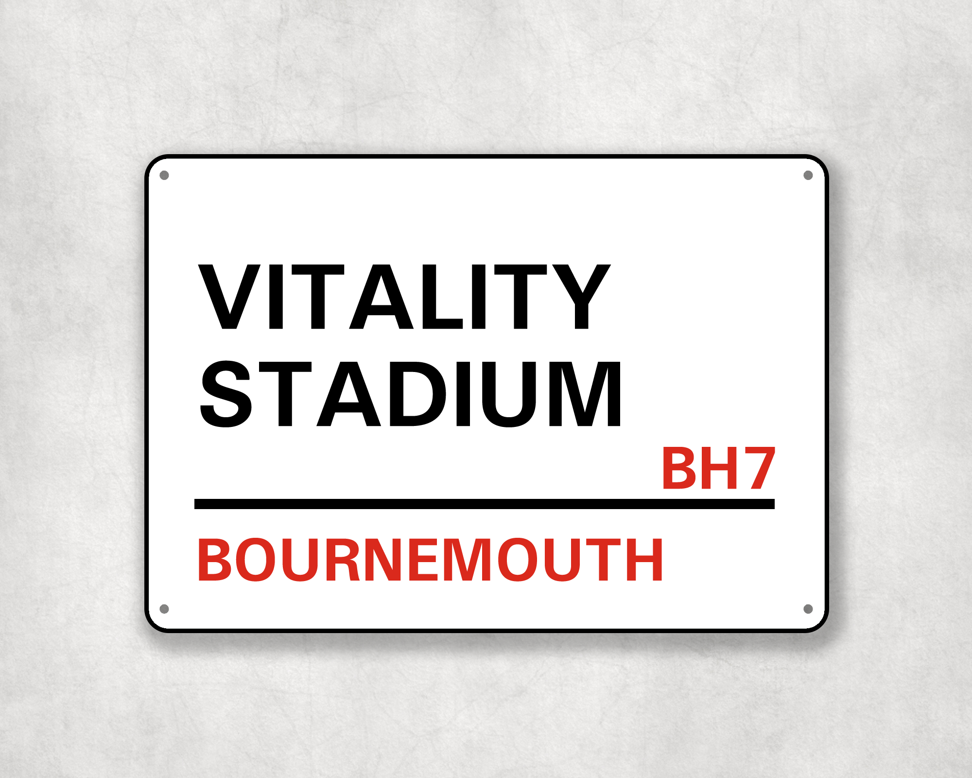 Bournemouth Street Sign