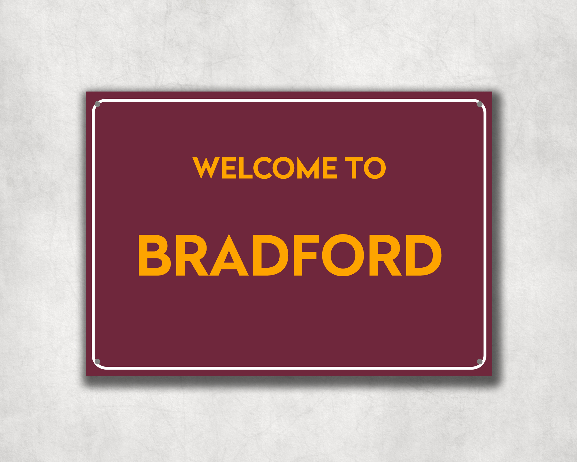 Welcome to Bradford Metal Sign