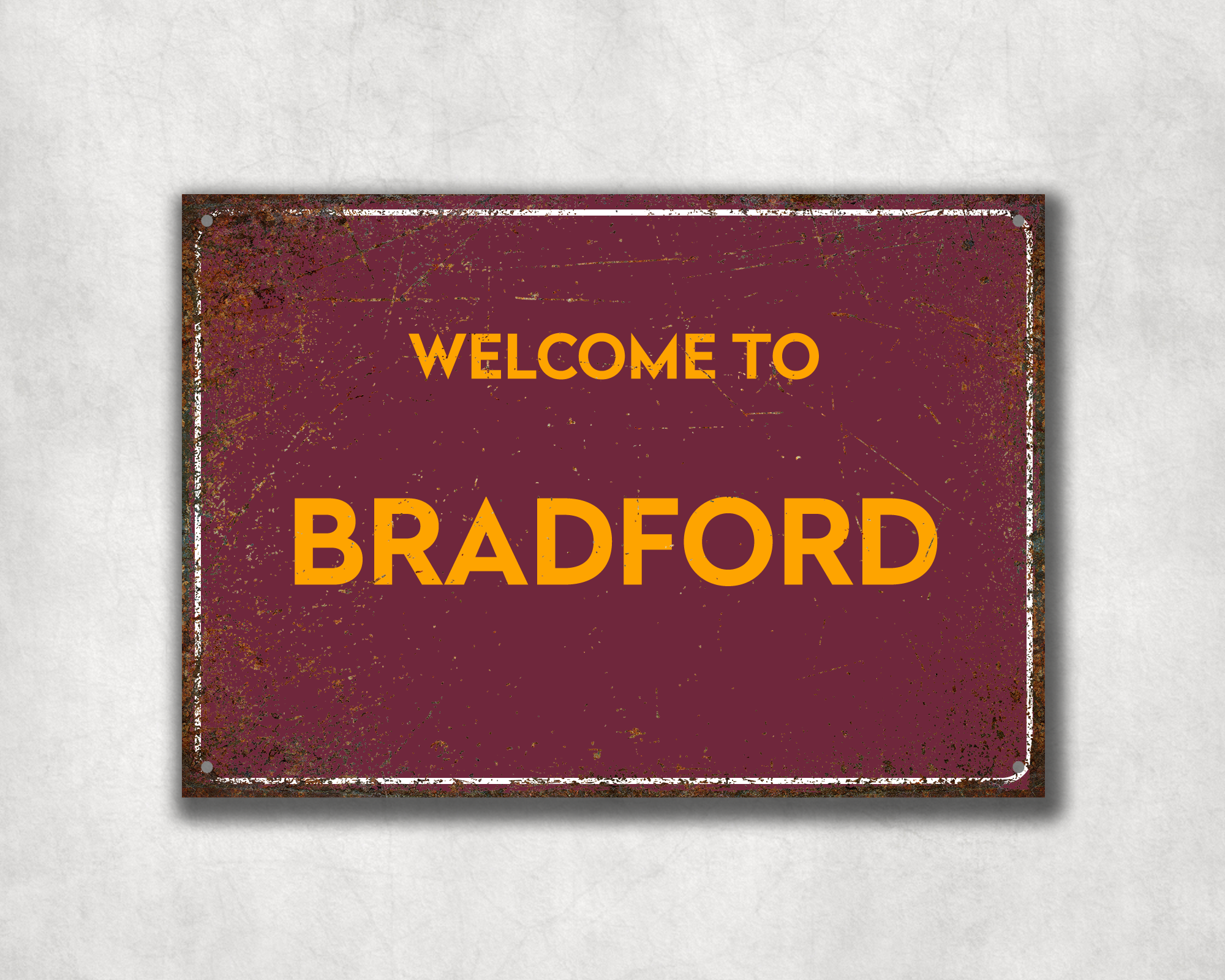 Welcome to Bradford Metal Sign