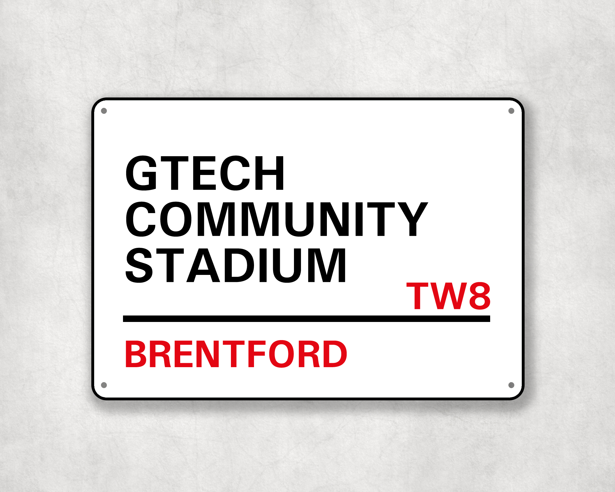 Brentford Street Sign