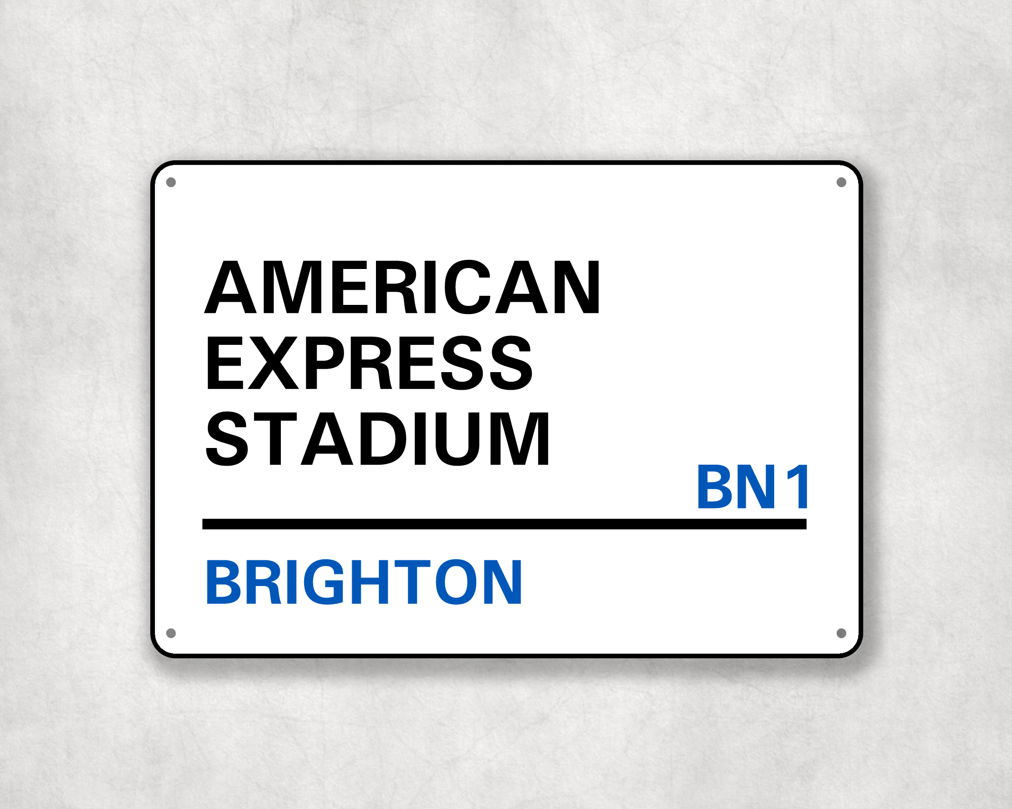 Brighton Street Sign