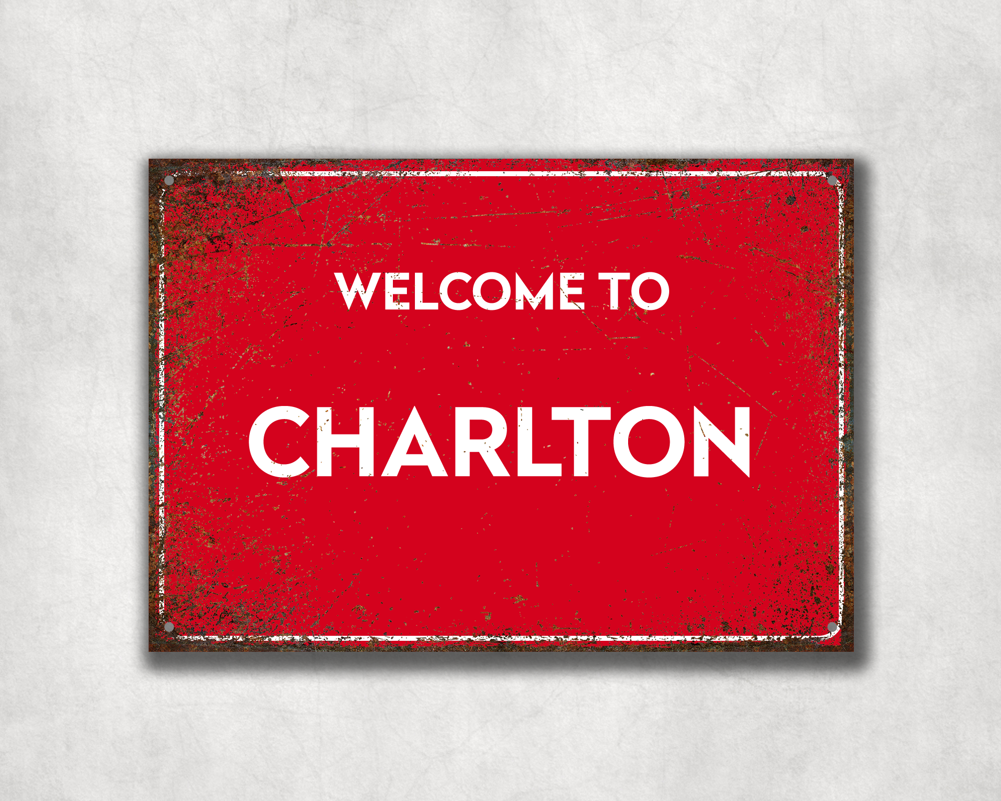 Welcome to Charlton Metal Sign