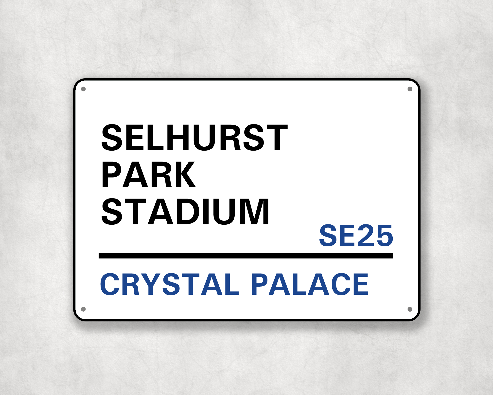 Crystal Palace Street Sign