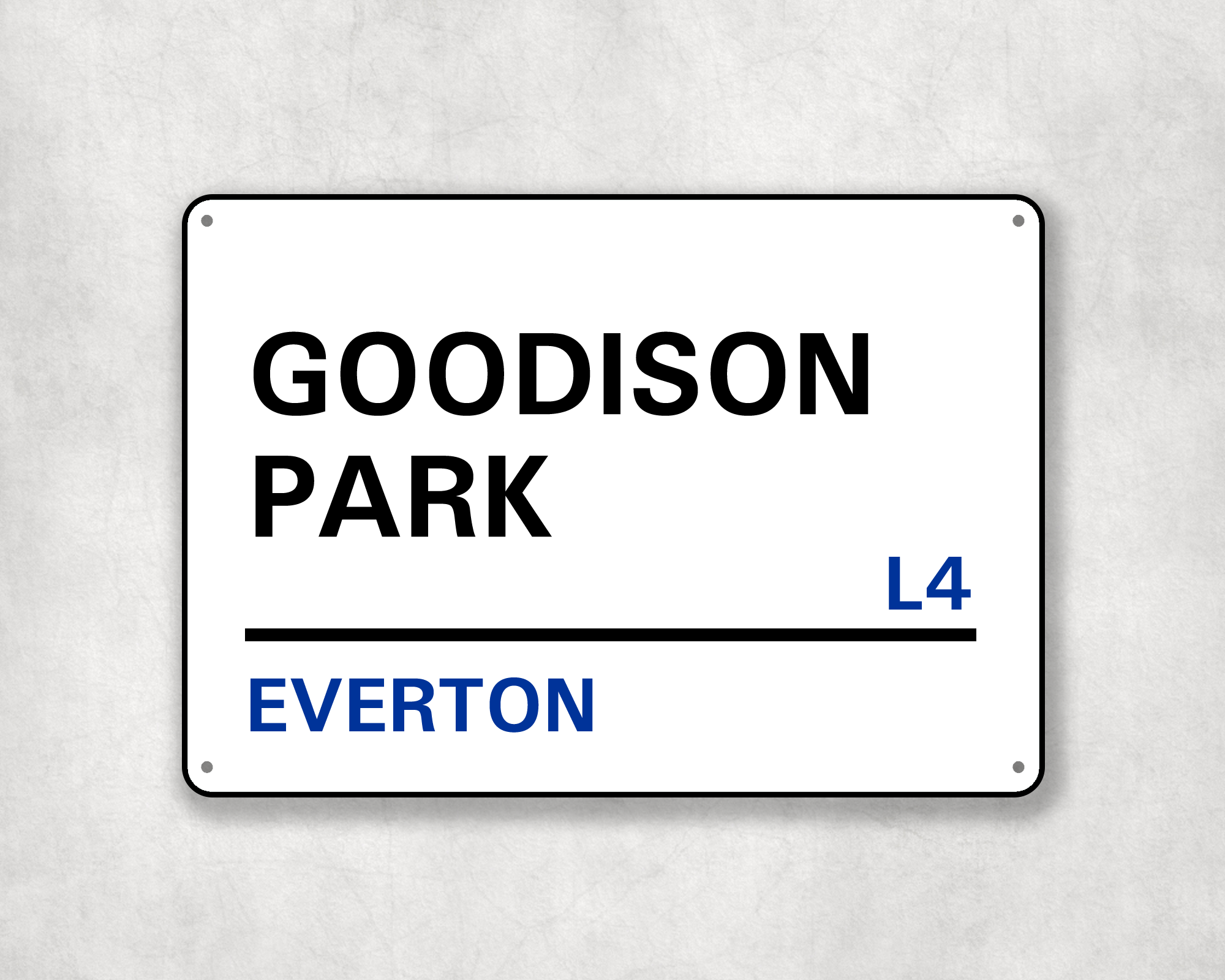 Everton Street Sign