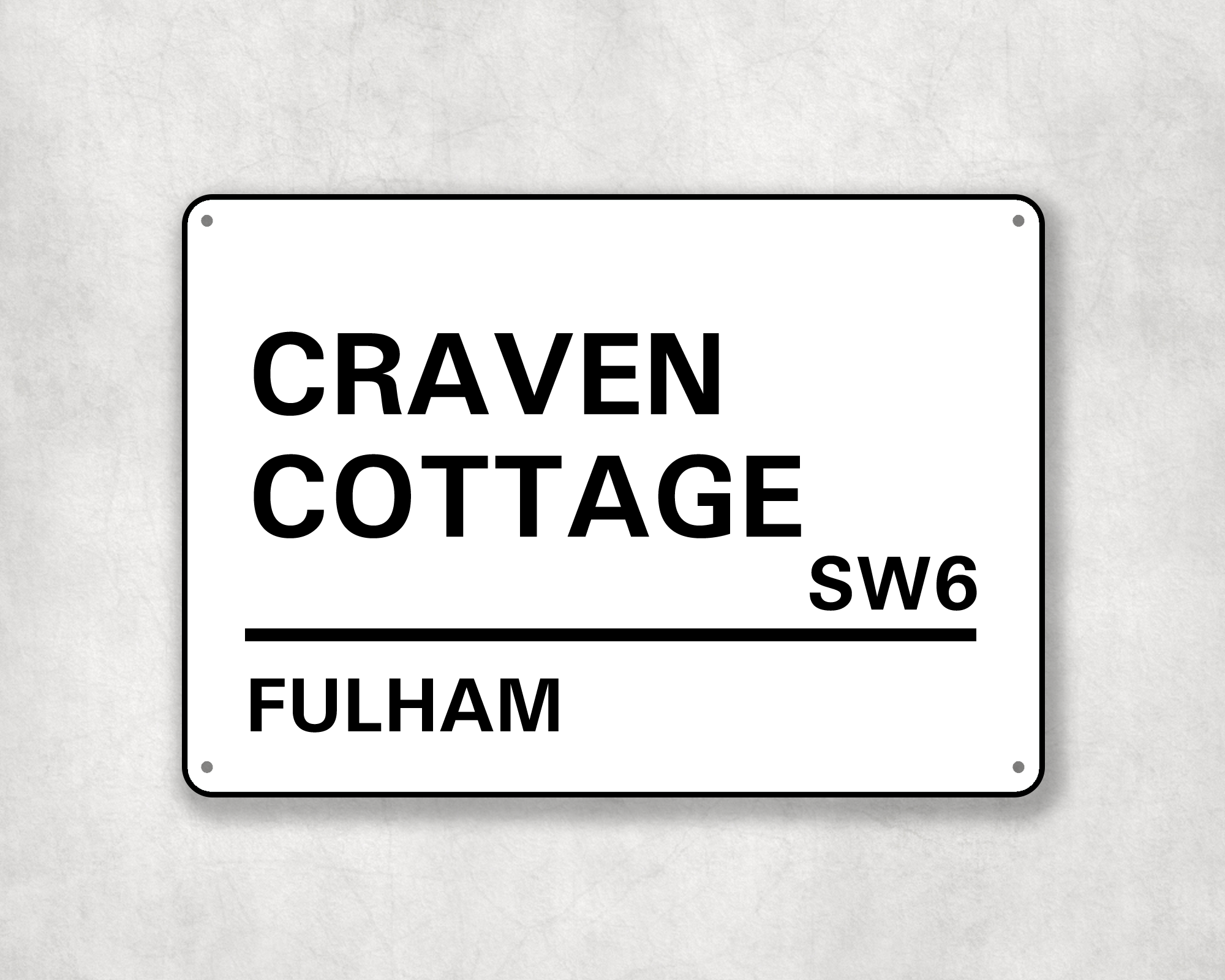 Fulham Street Sign