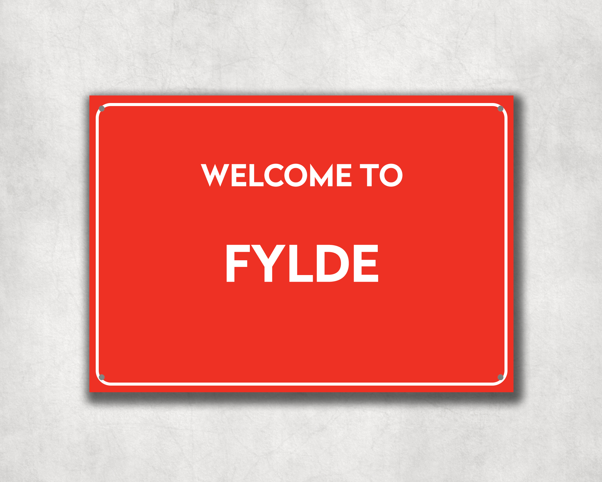 Welcome to Fylde Metal Sign