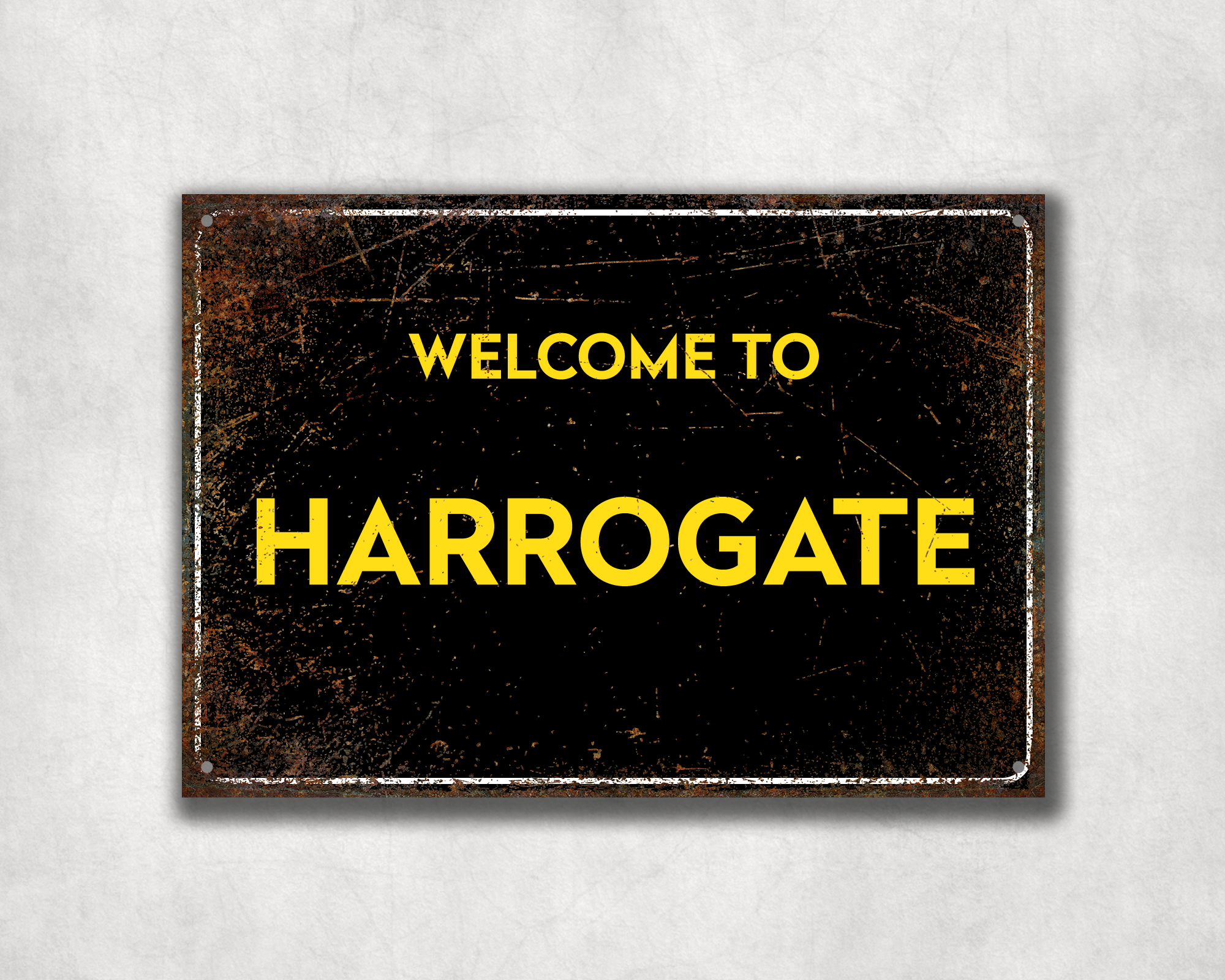 Welcome to Harrogate Metal Sign