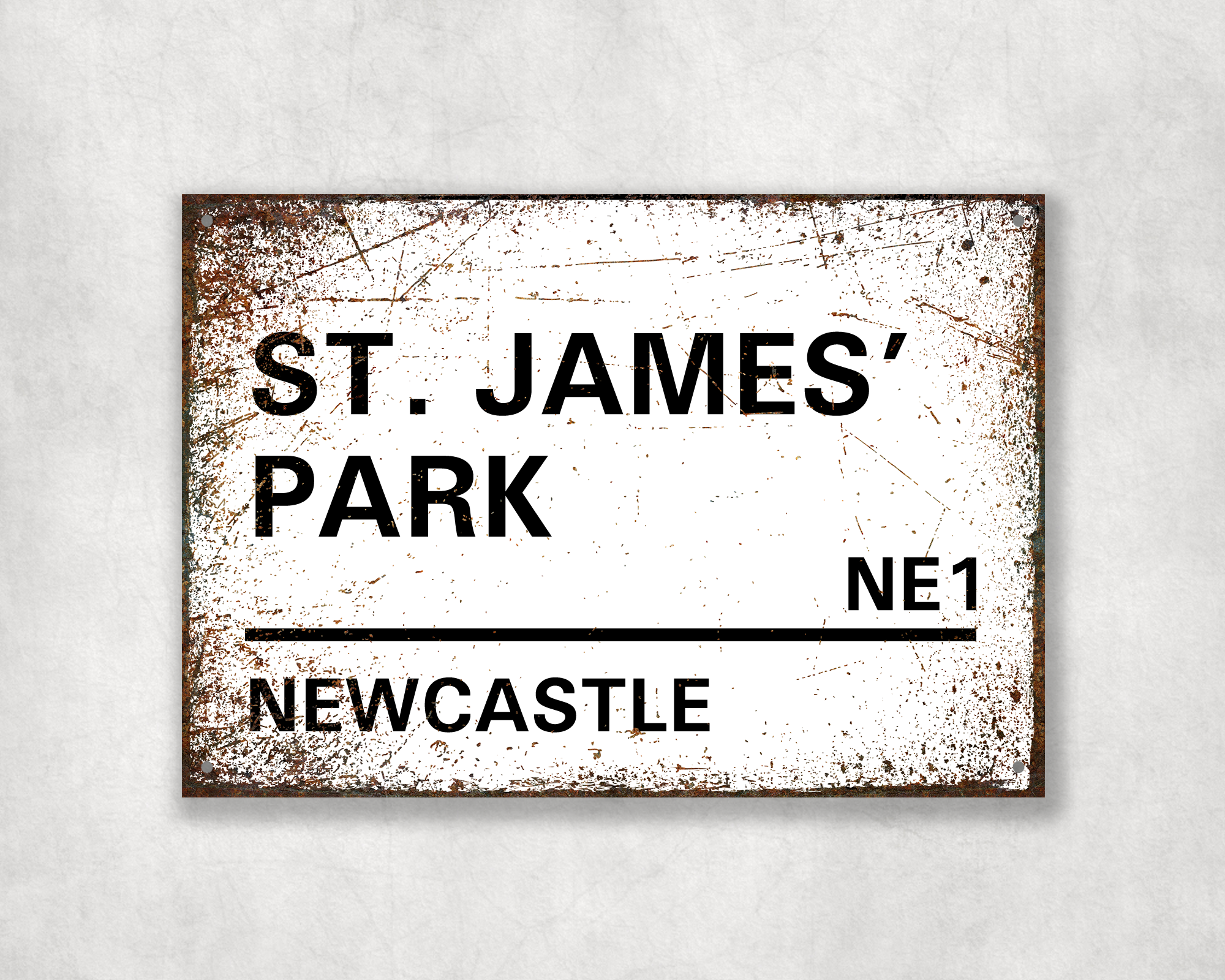 Newcastle Street Sign