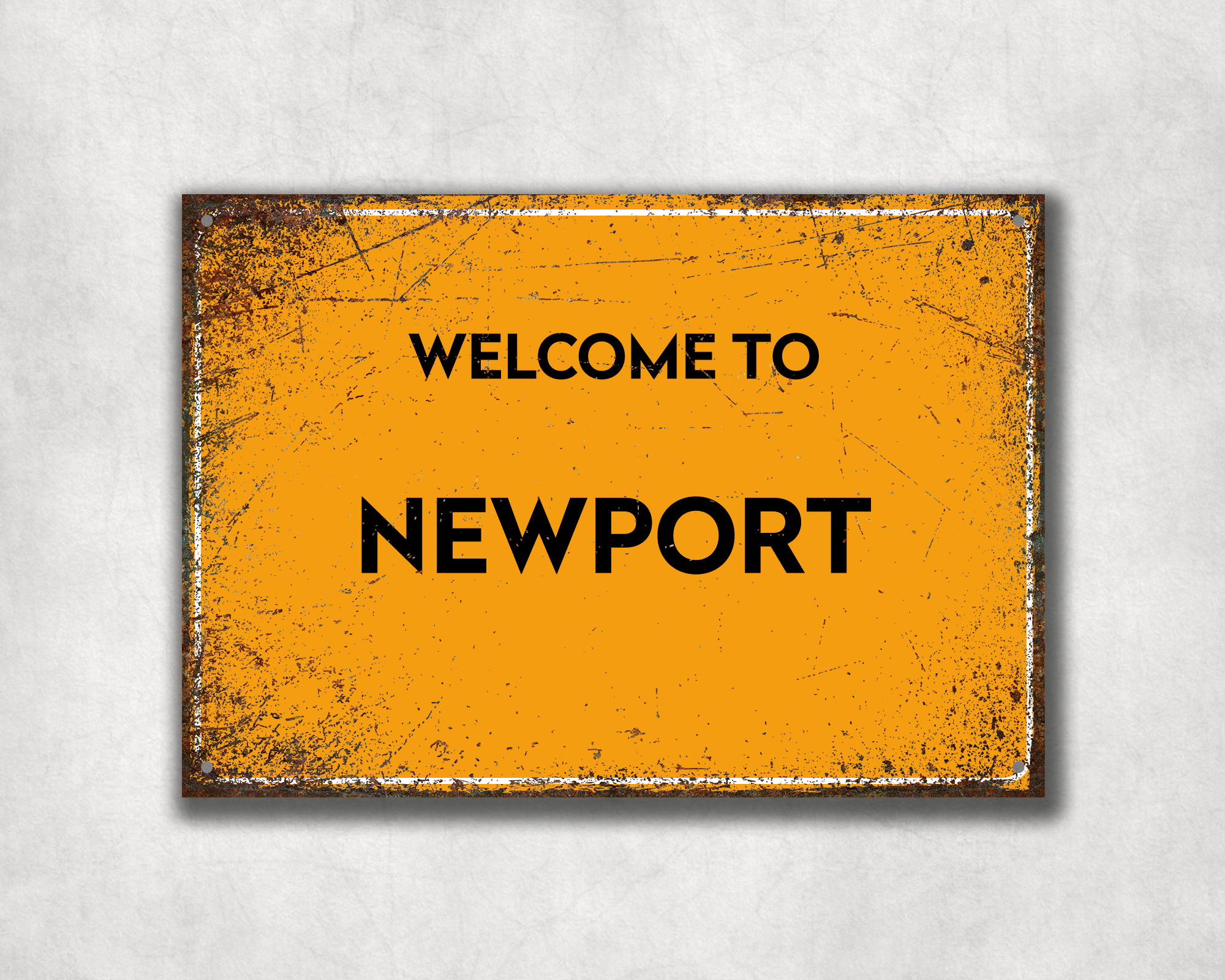 Welcome to Newport Metal Sign