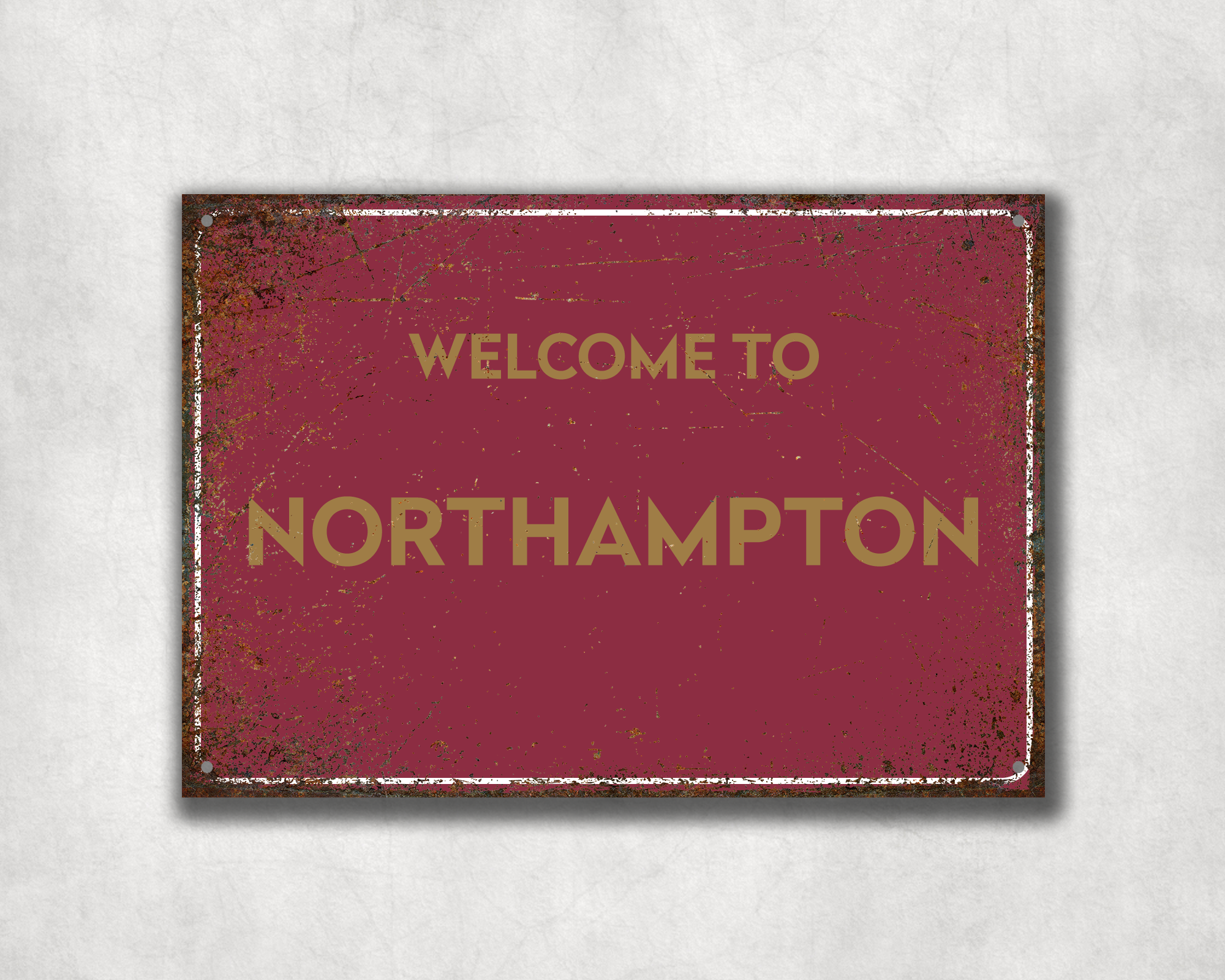 Welcome to Northampton Metal Sign