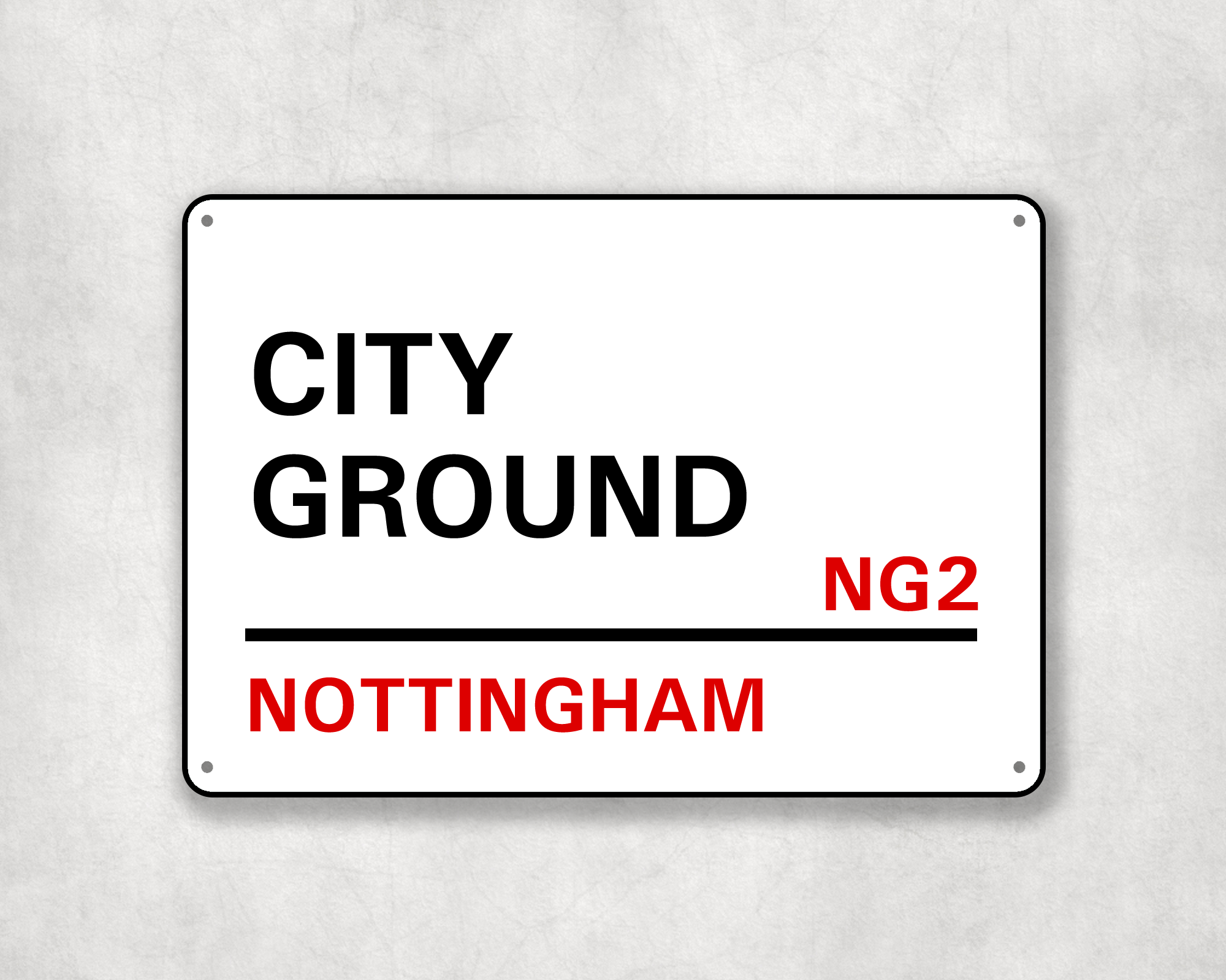 Nottingham Street Sign