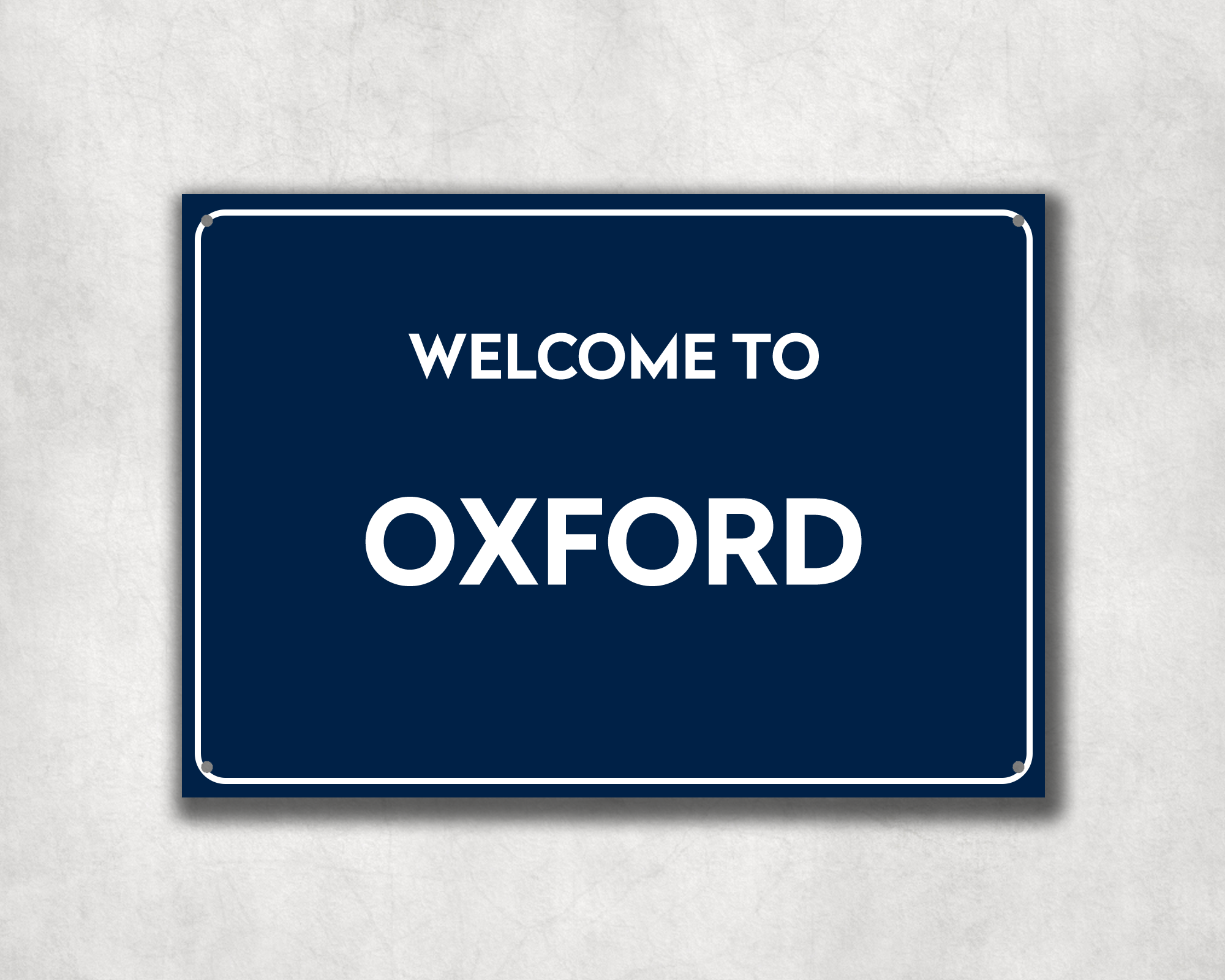 Welcome to Oxford Metal Sign