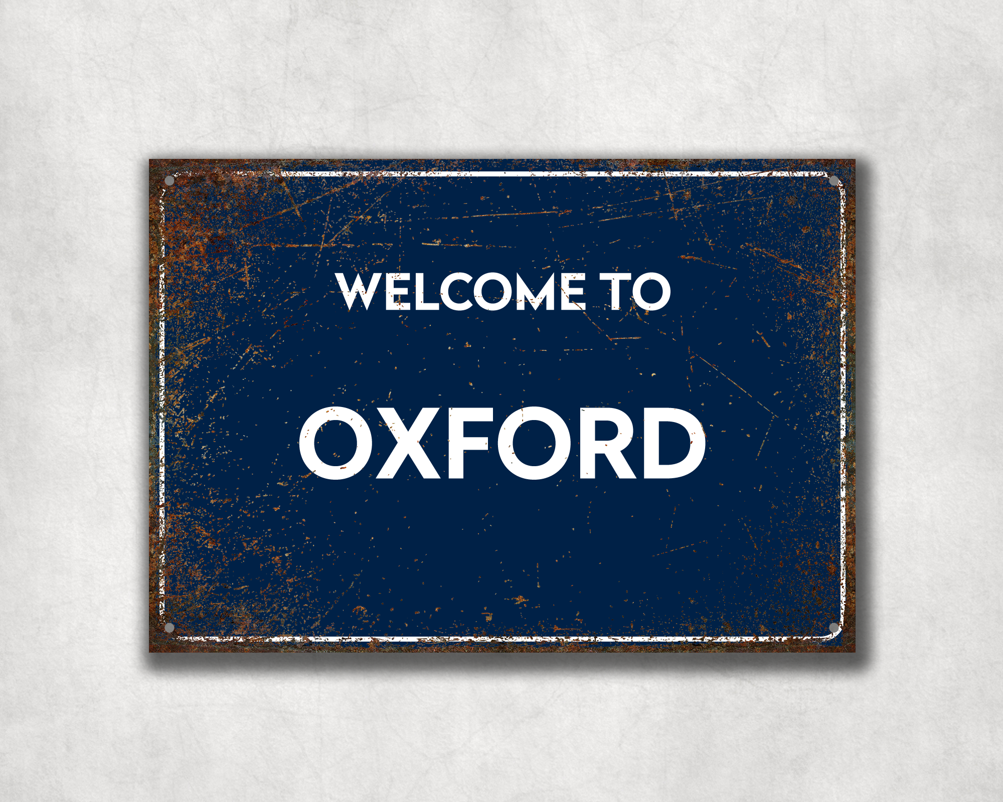 Welcome to Oxford Metal Sign