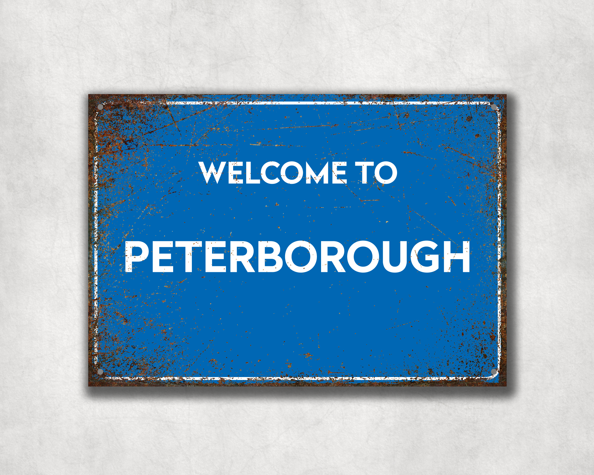 Welcome to Peterborough Metal Sign