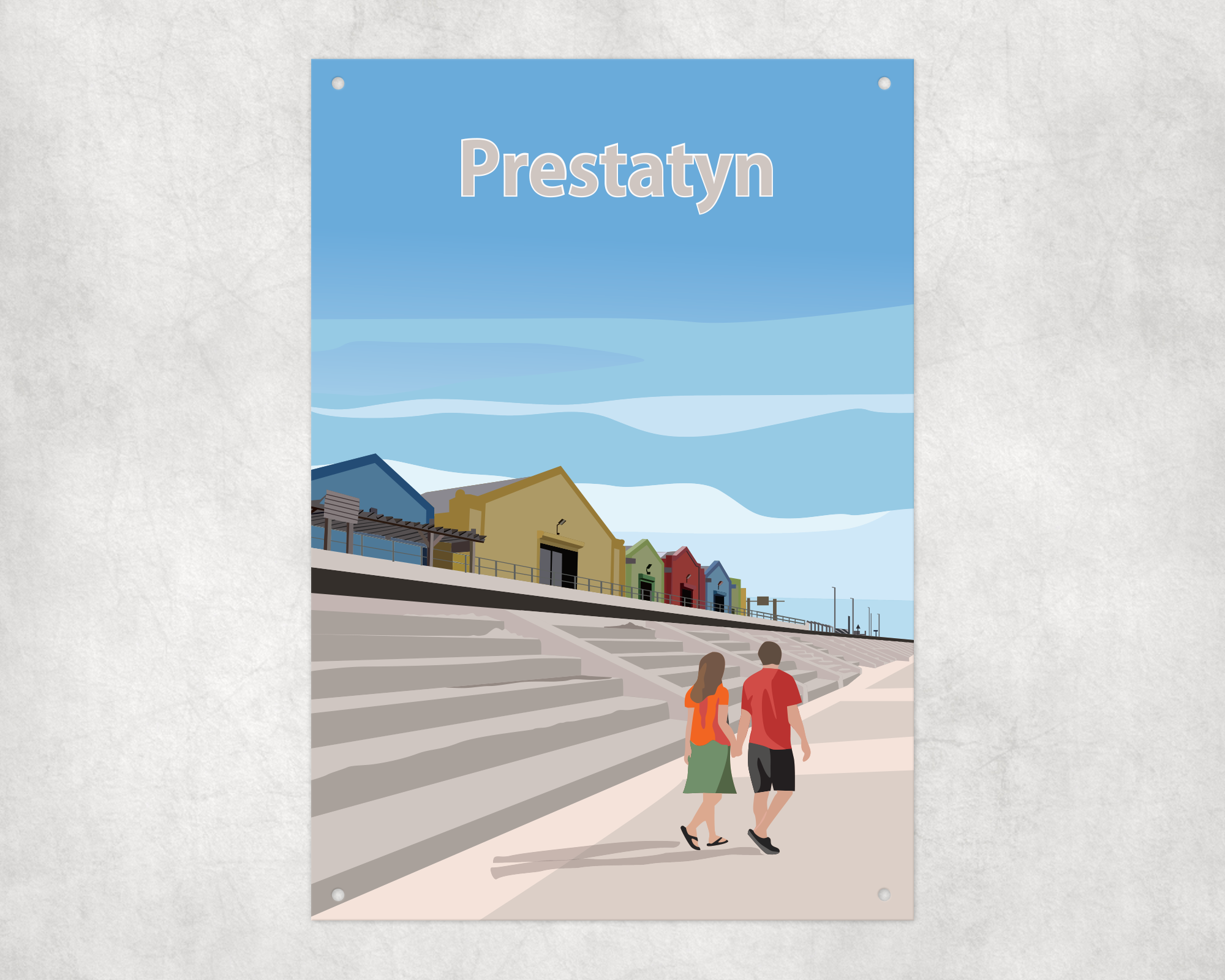 Prestatyn Metal Sign