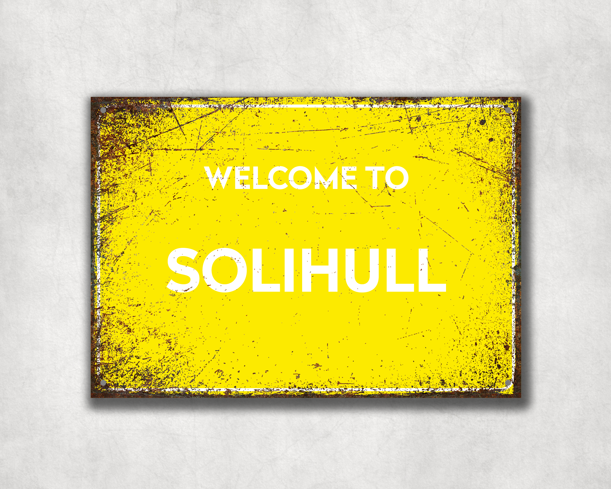 Welcome to Solihull Metal Sign