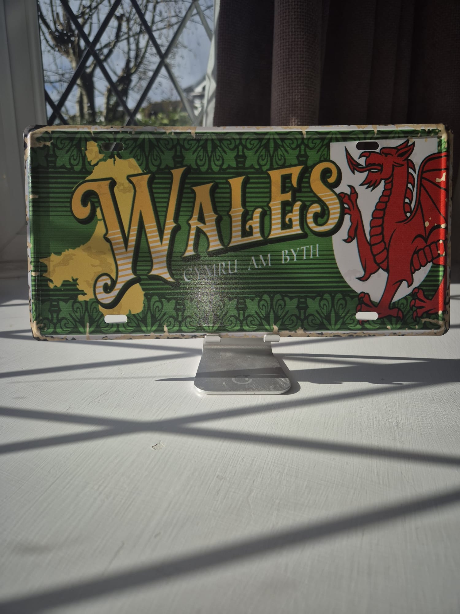 Cymru Am Byth - Wales Forever Metal Sign