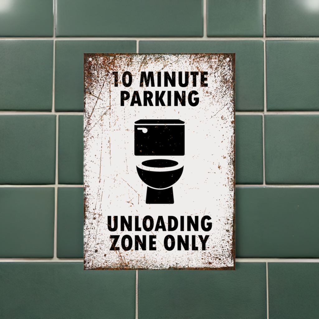 10 Minute Parking Metal Sign