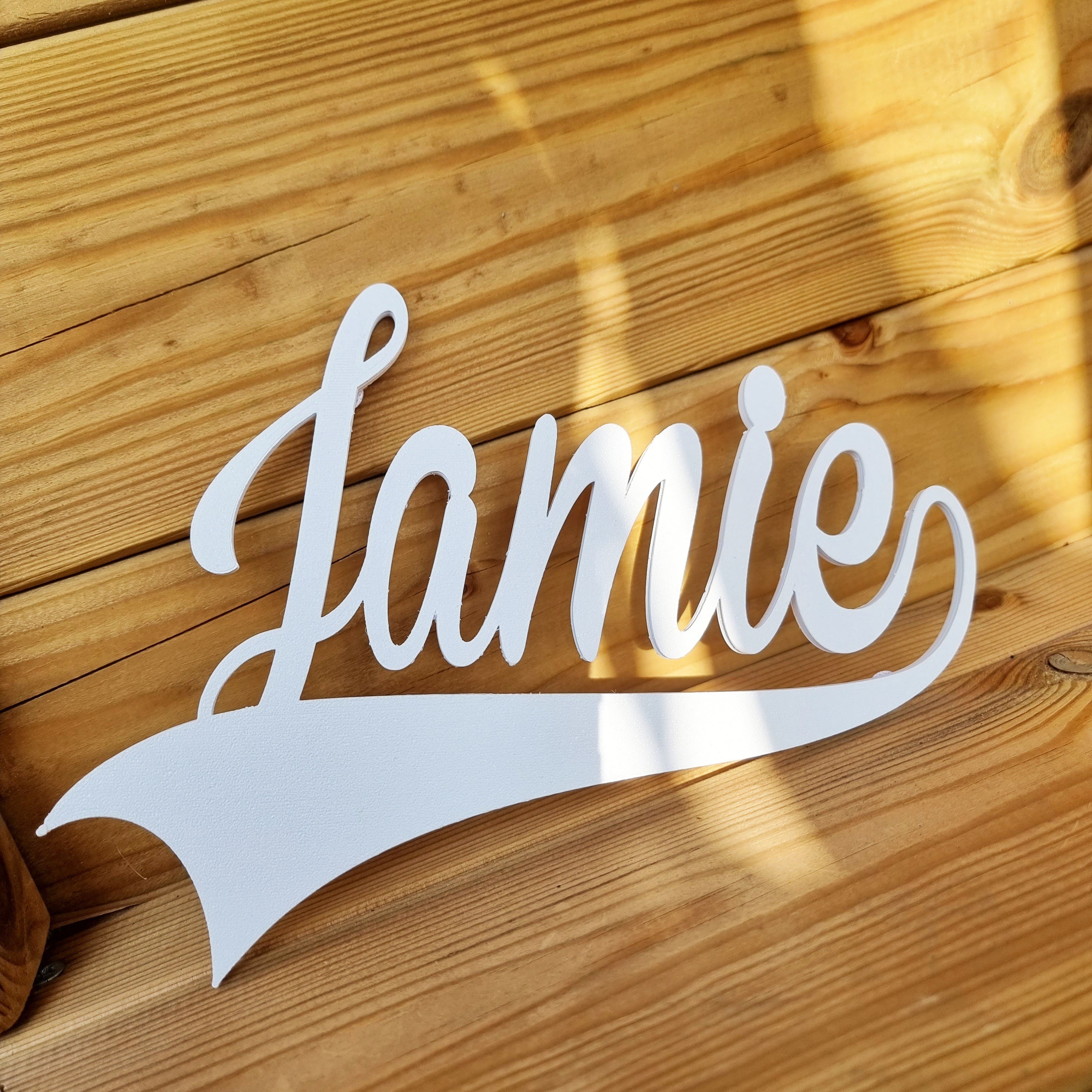 Baby boy Nursery sign, Baby name cutout, sports theme nursery, boys name sign, kids room baseball decor, above crib name sign,baby girl sign