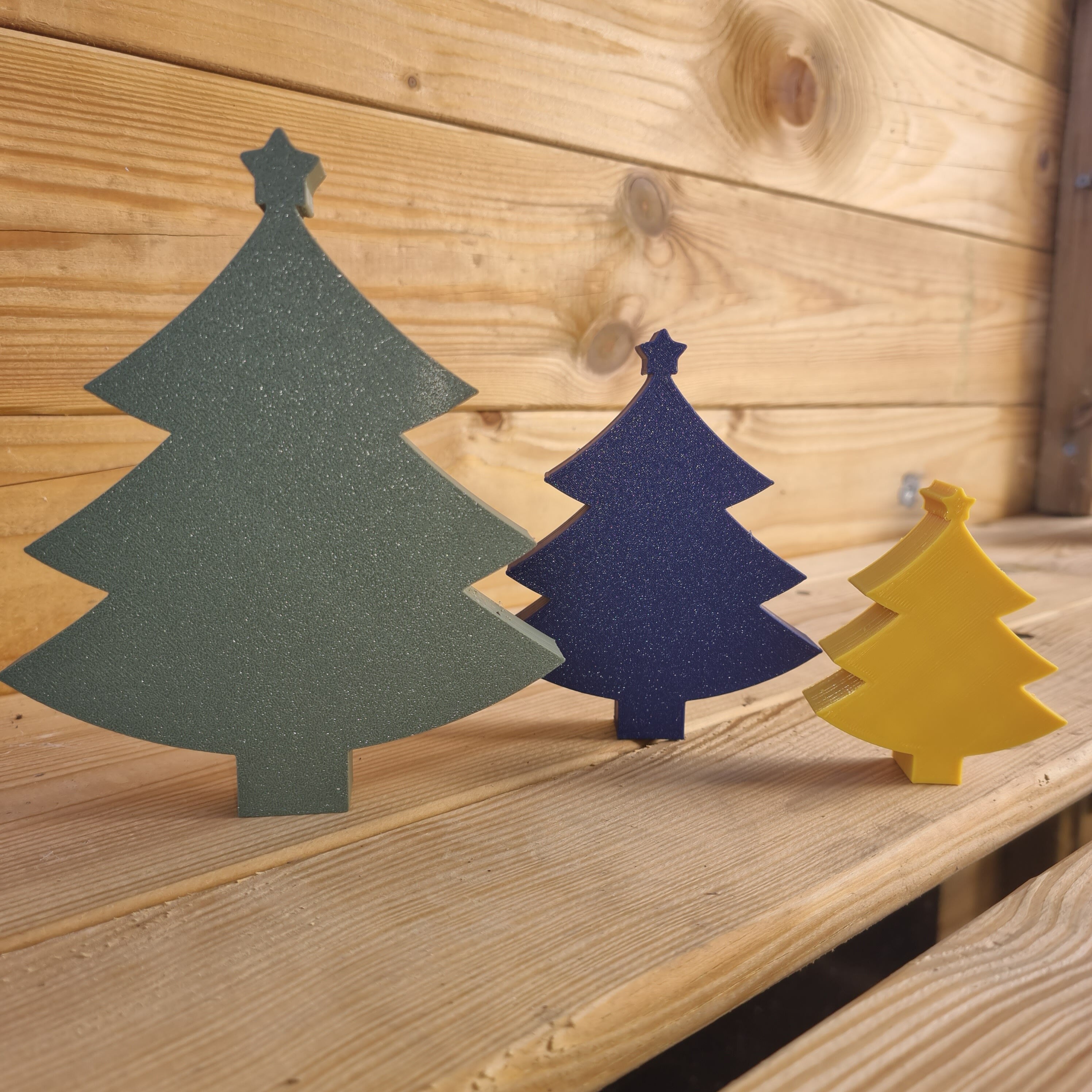 3D Printed Freestanding Christmas Tree Ornaments - Modern Festive Decorations for Christmas, Home Decor, Ornaments, Christmas Tree