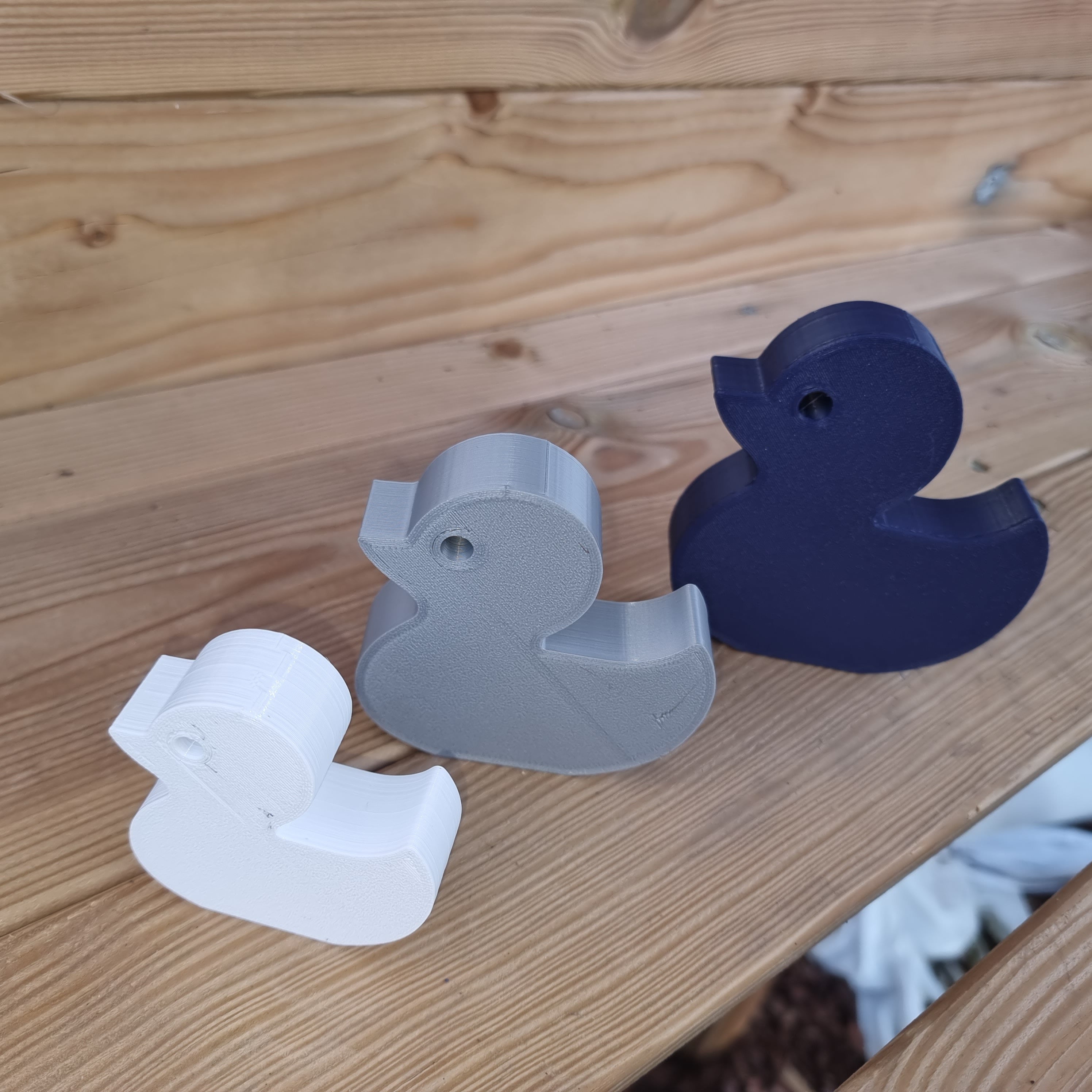 3D Printed Freestanding Customizable 3D Printed Duck Ornaments - Cute Bathroom and Shelf Décor for Duck Lovers, Home Decoration, Ducks Gift