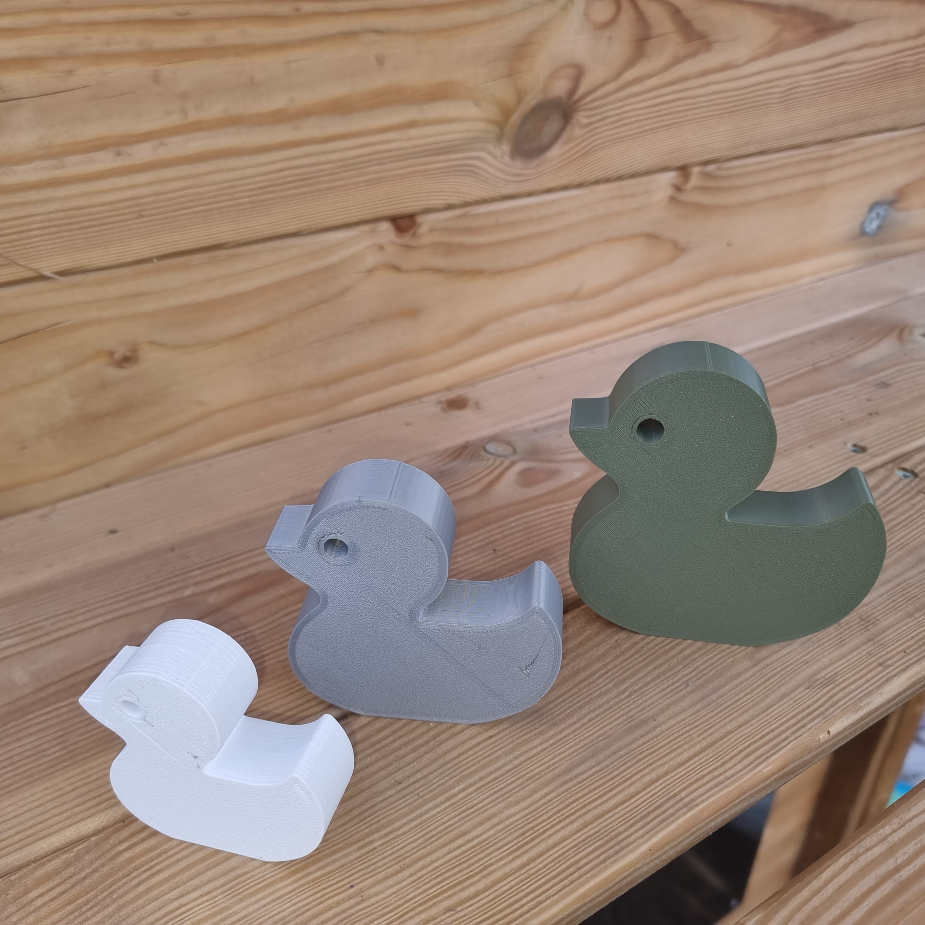 3D Printed Freestanding Customizable 3D Printed Duck Ornaments - Cute Bathroom and Shelf Décor for Duck Lovers, Home Decoration, Ducks Gift