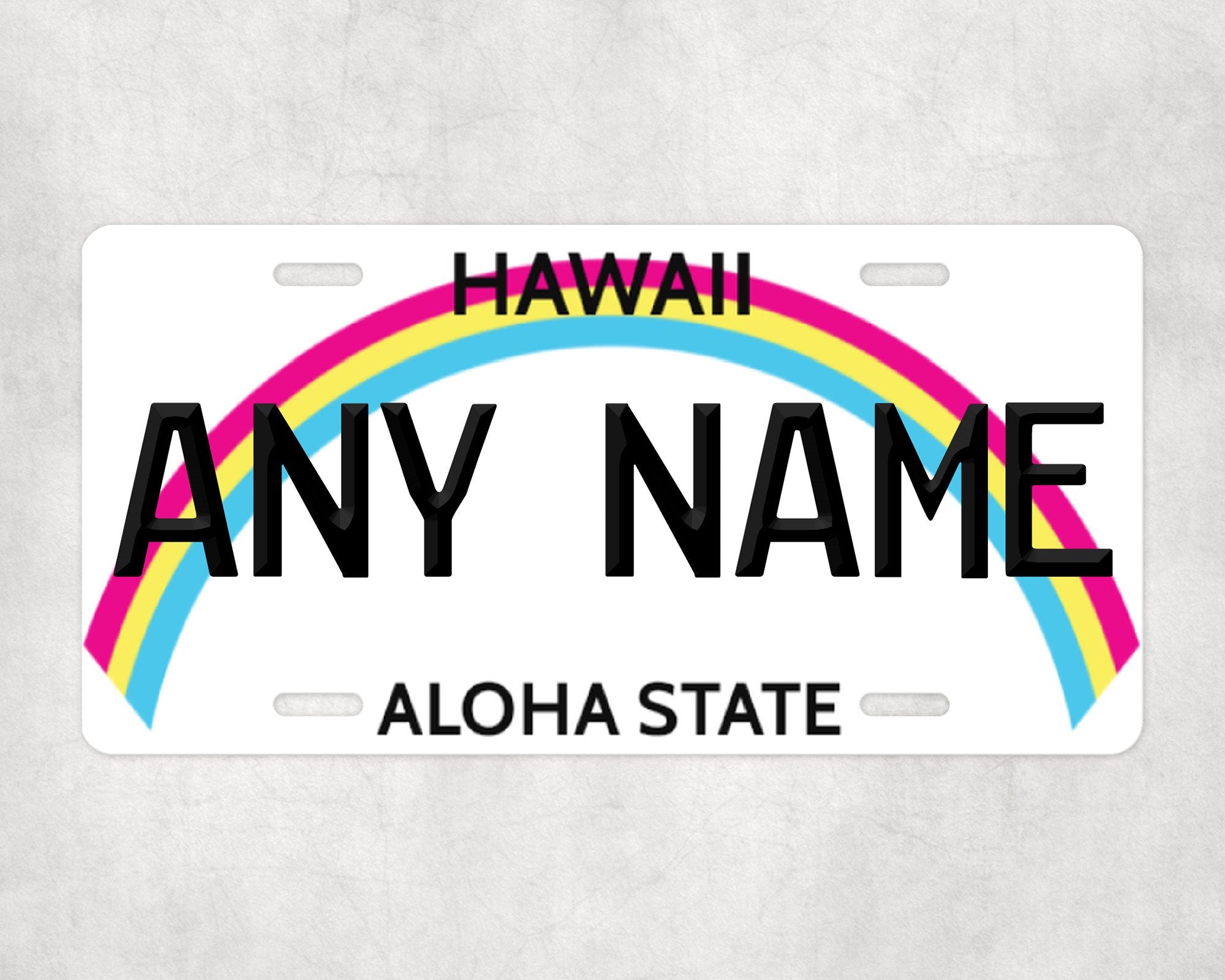 Personalized HAWAII License Plate - US State Souvenir, Unique Car Tag, License Plate, Novelty Plate, State Tags, Rustic License Plate