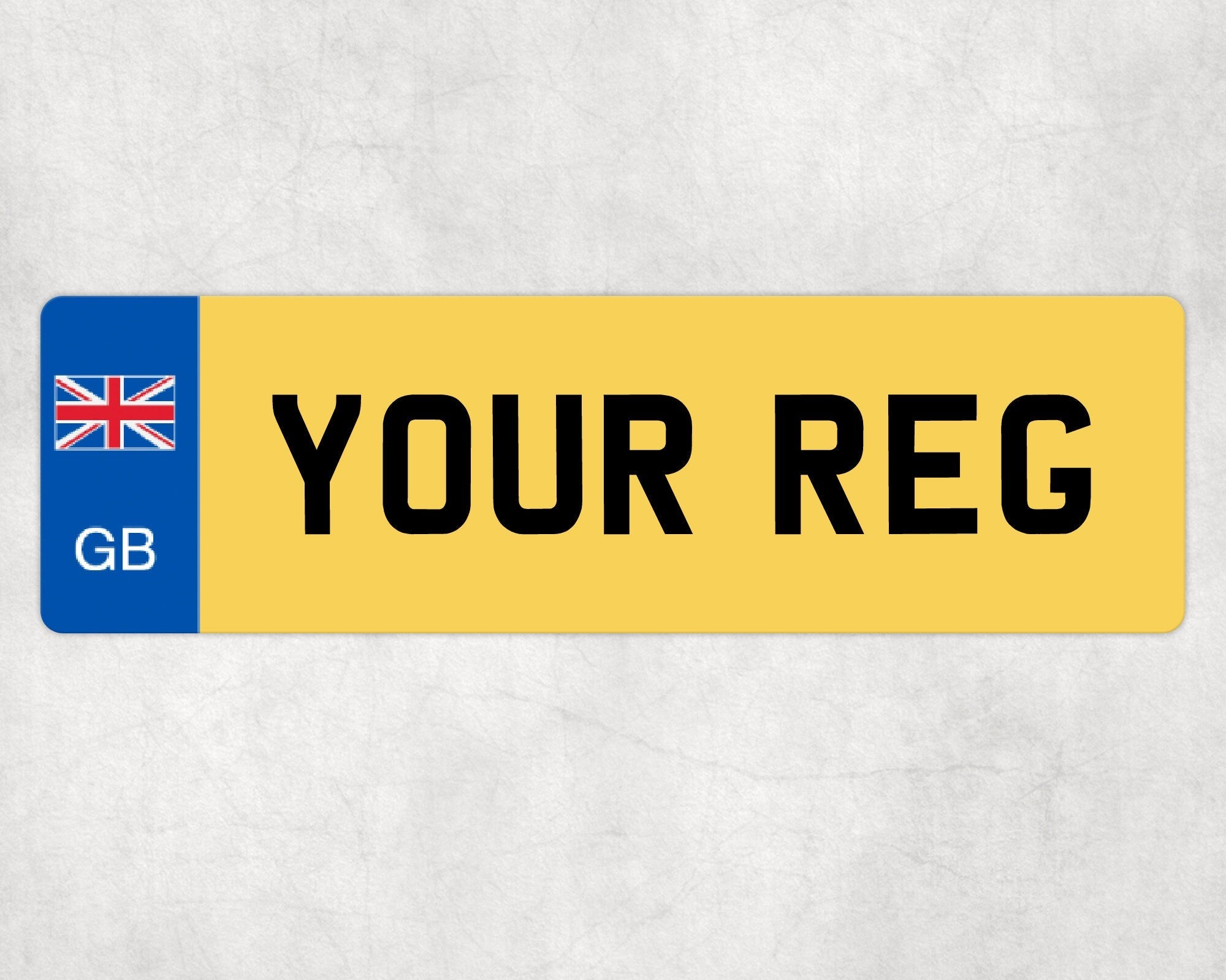 Personalized Great Britain Metal License Plate - GB, Custom License Plate Gift, GB License Plate, Great Britain Plate,Man cave license plate