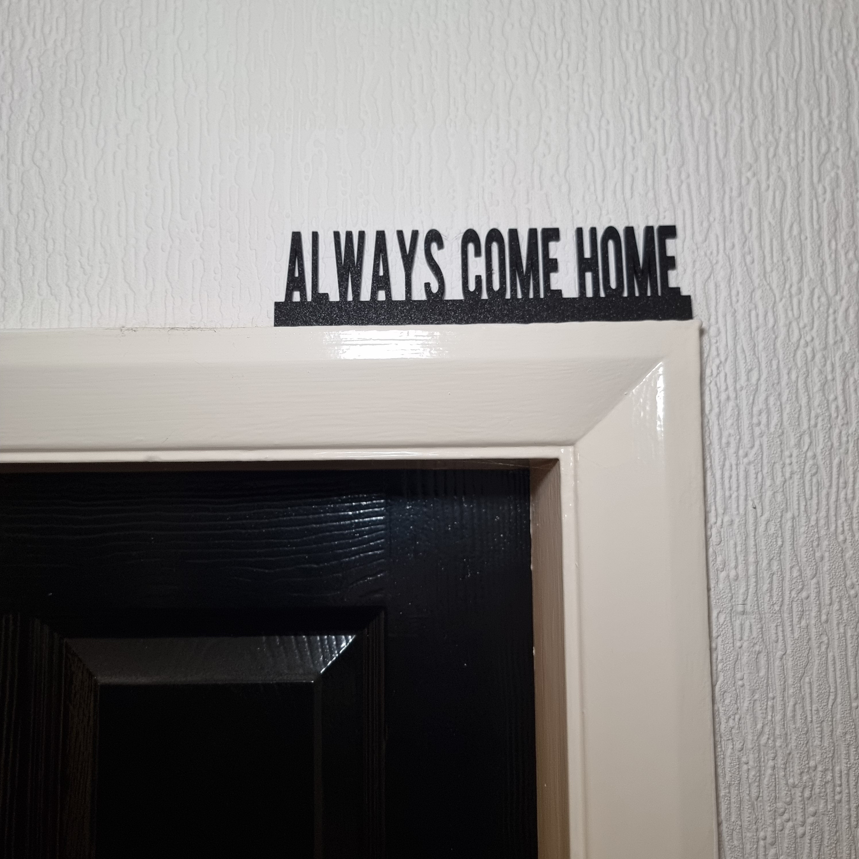 Always Come Home Door topper, shelf decor, wall decor, quirky home interior decor, quirky gift, door decoration