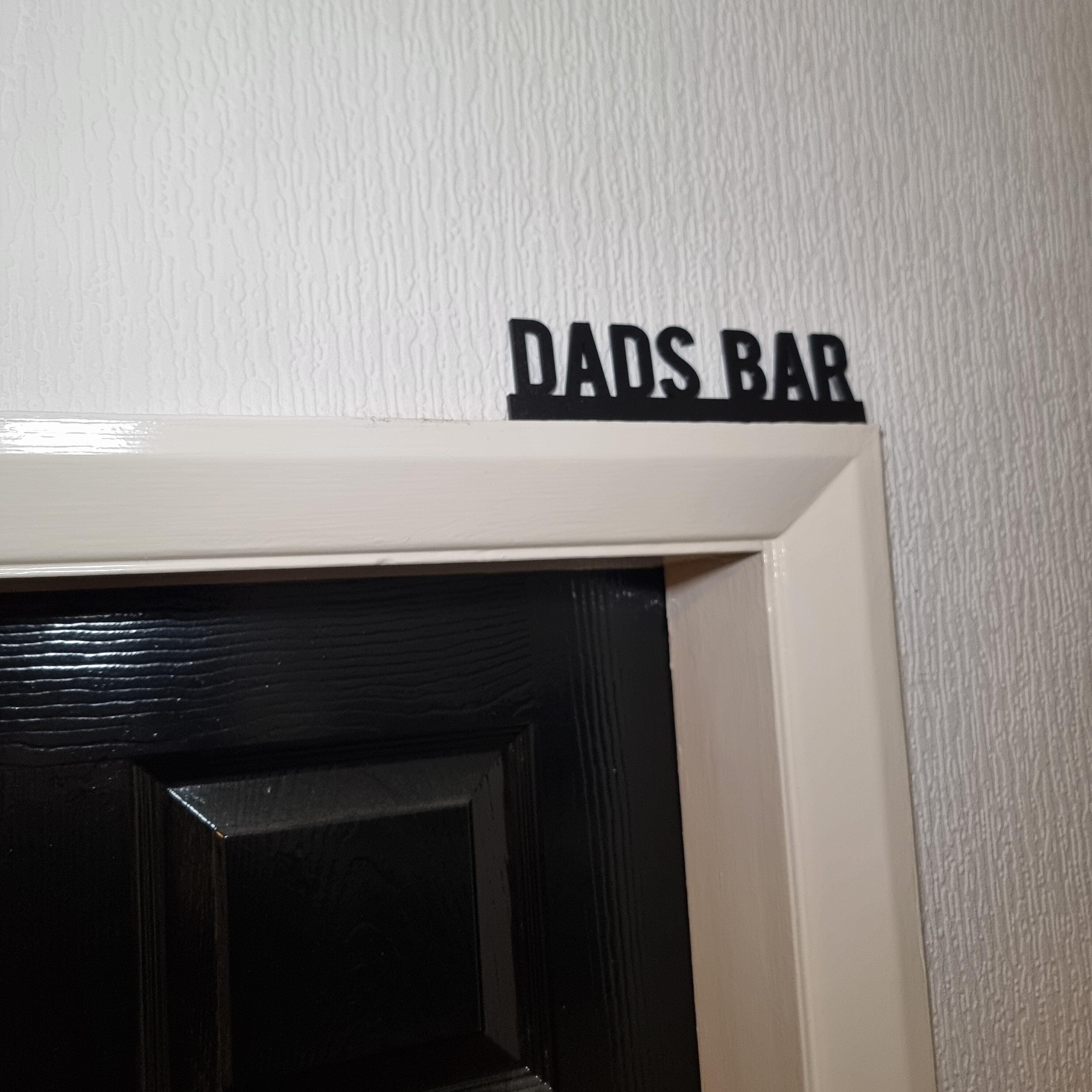 Dads Bar Door topper, shelf decor, wall decor, quirky home interior decor, quirky gift, door decoration