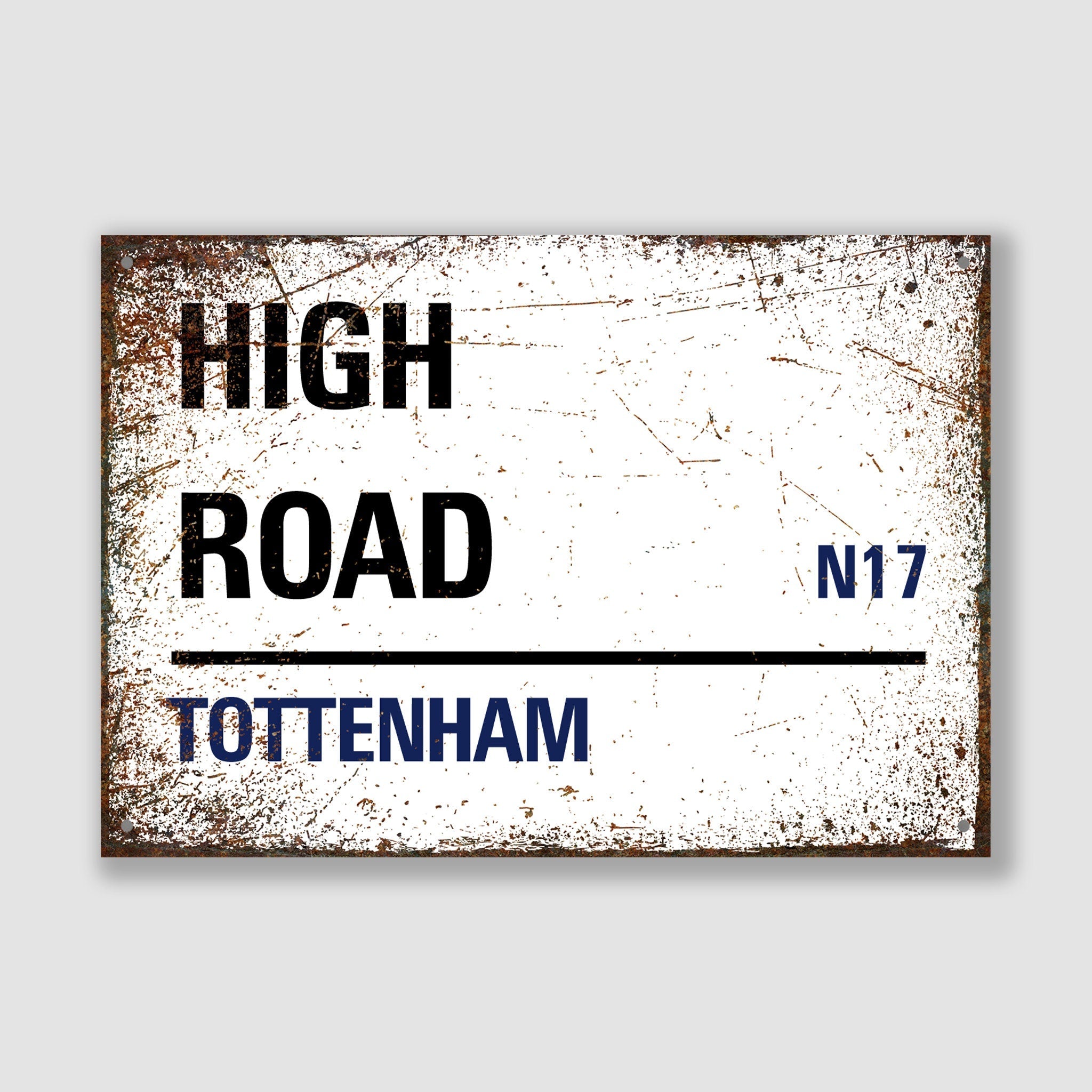 Tottenham - High Road, Street Sign, Tottenham gift, Tottenham Souvenir, Tottenham Keepsake, Tottenham High Road