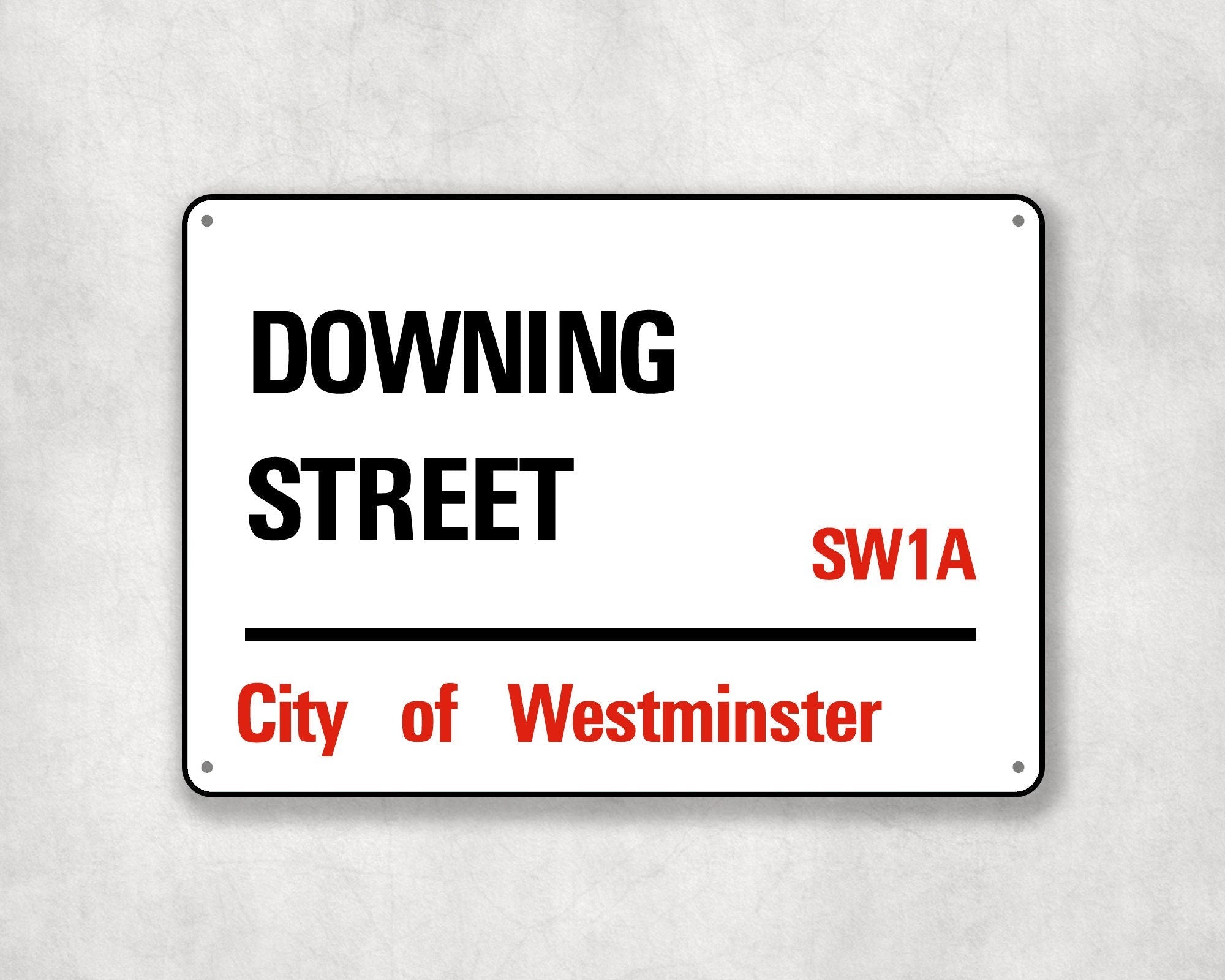 Downing Street - City of Westminster, Street Sign, Downing Street gift, Downing Street Souvenir, Downing Street Keepsake,London Gifts