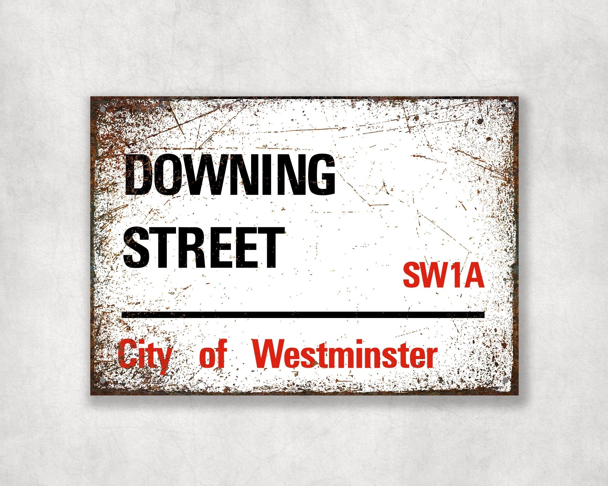 Downing Street - City of Westminster, Street Sign, Downing Street gift, Downing Street Souvenir, Downing Street Keepsake,London Gifts