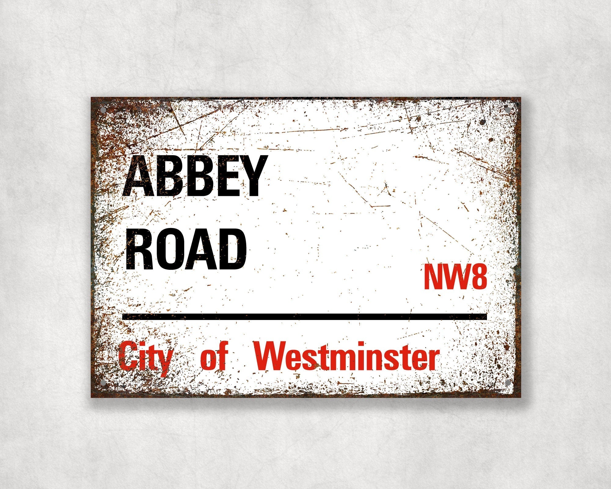 Abbey Road - City of Westminster, Street Sign, Abbey Road gift, Abbey Road Souvenir, Abbey Road Keepsake,London Gifts