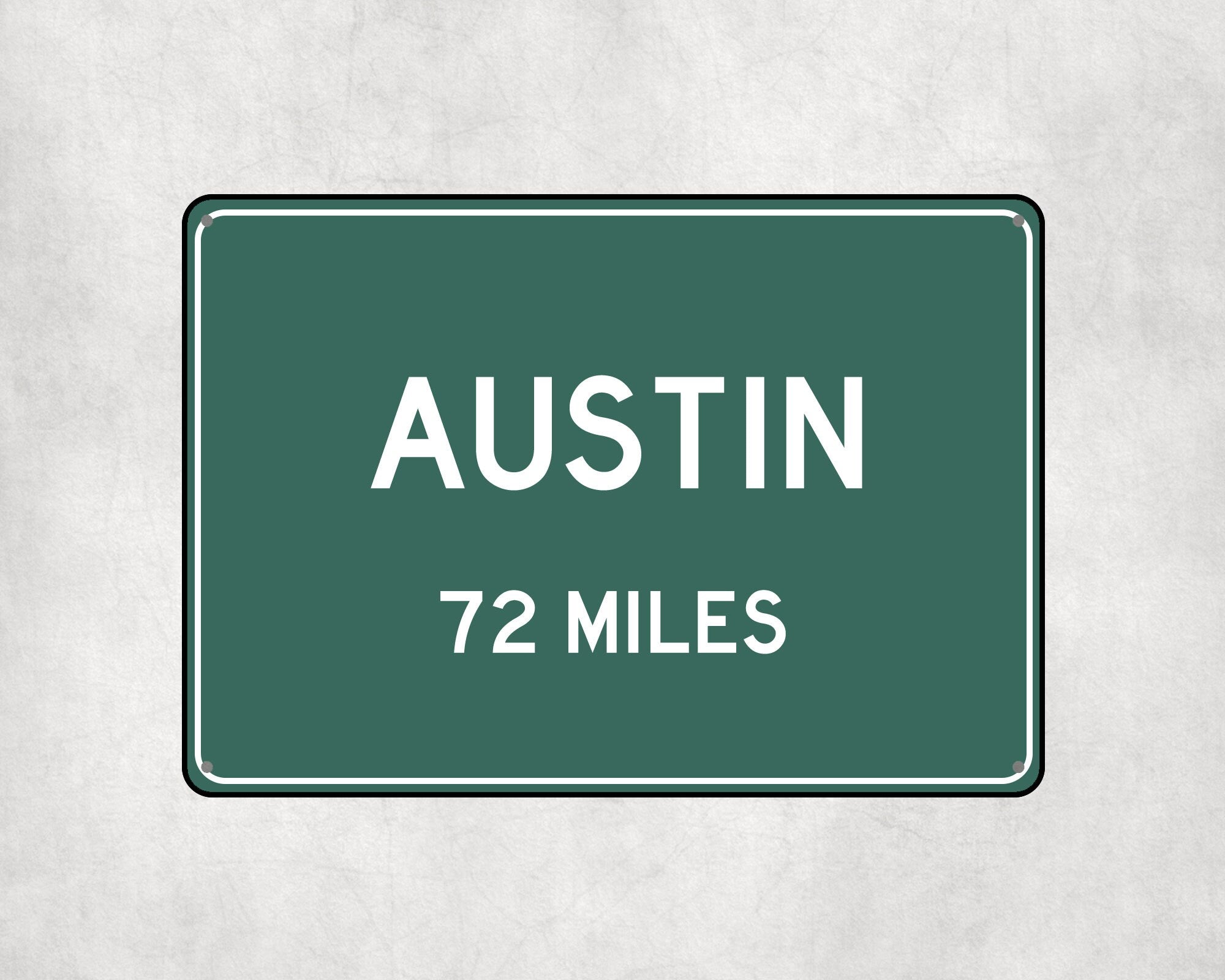 PERSONALIZED AUSTIN Sign, Austin City Distance Sign, City of Austin Gift, Austin Gifts, Austin Souvenir, Austin Signs