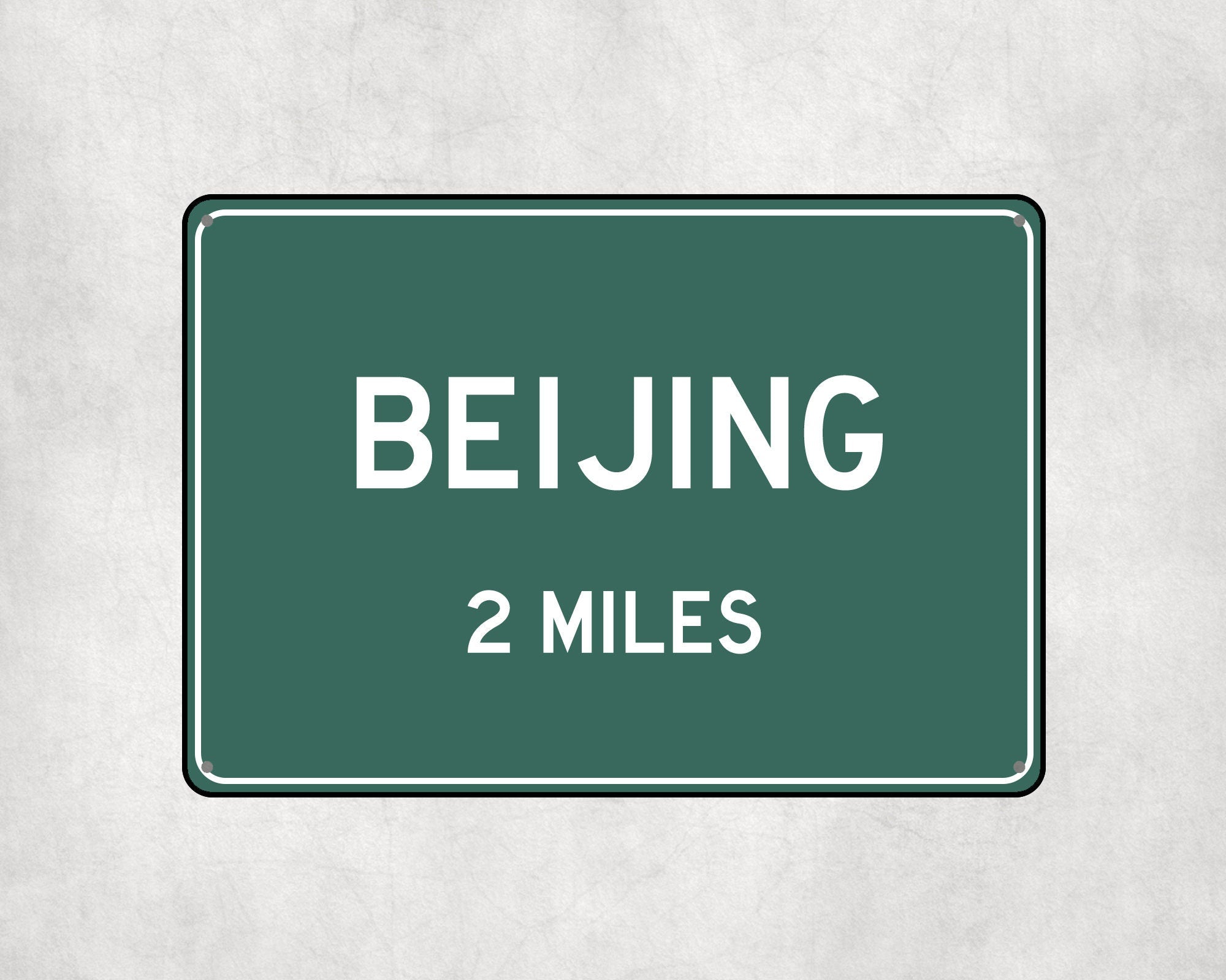 PERSONALIZED BEIJING Sign, Beijing City Distance Sign, City of Beijing Gift, Beijing Gifts, Beijing Souvenir, Beijing Signs