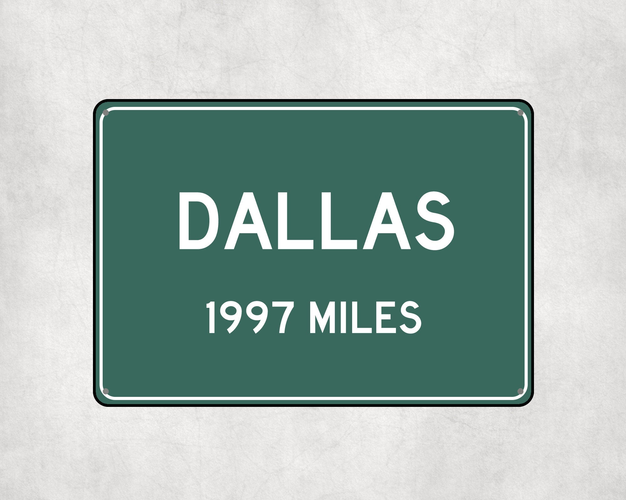 PERSONALIZED DALLAS Sign, Dallas City Distance Sign, City of Dallas Gift, Dallas Gifts, Dallas Souvenir, Dallas Signs