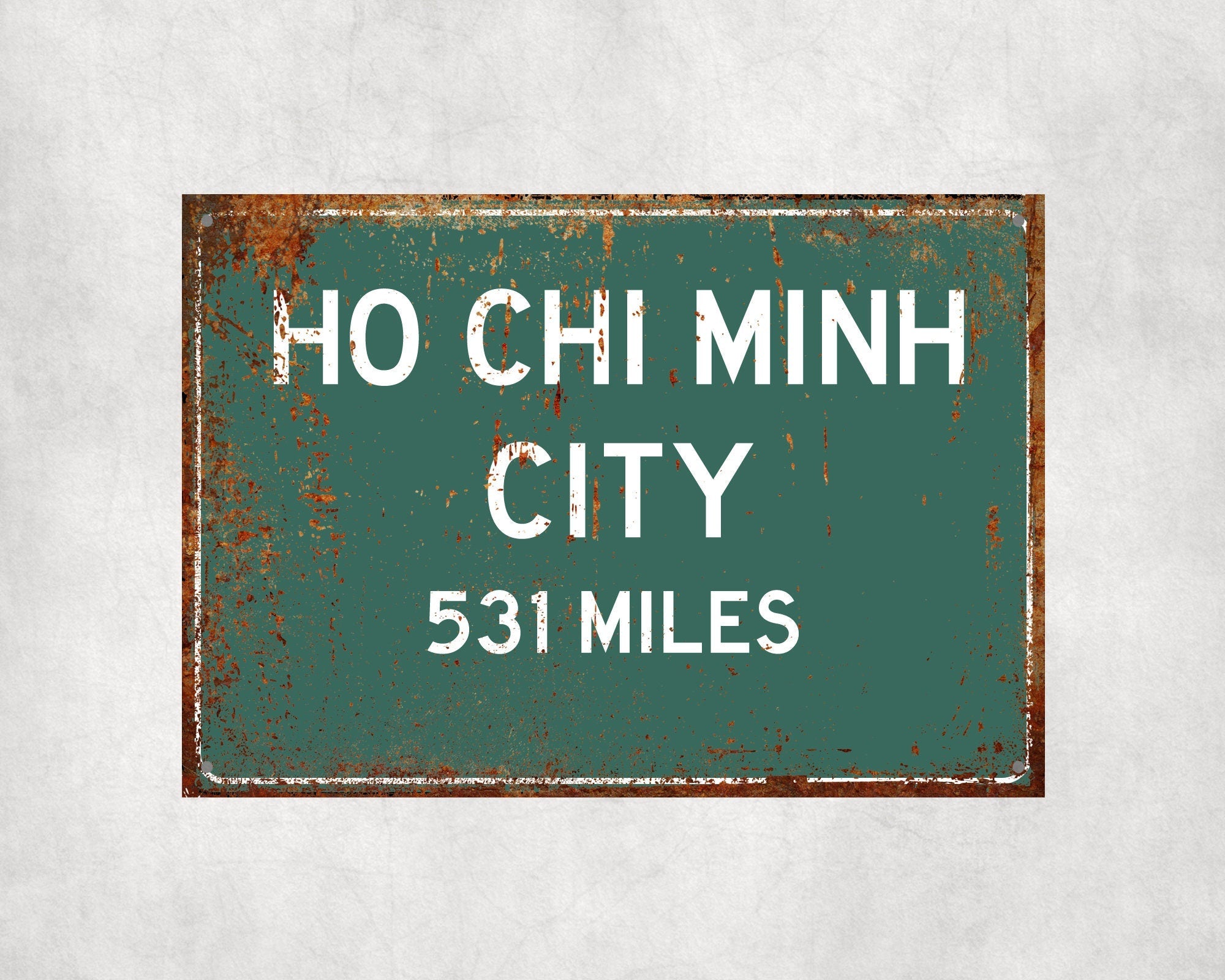 PERSONALIZED HO CHI Minh Sign, Ho Chi Minh City Distance Sign, City of Ho Chi Minh Gift, Ho Chi Minh Gifts, Ho Chi Minh Souvenir,Ho Chi Minh