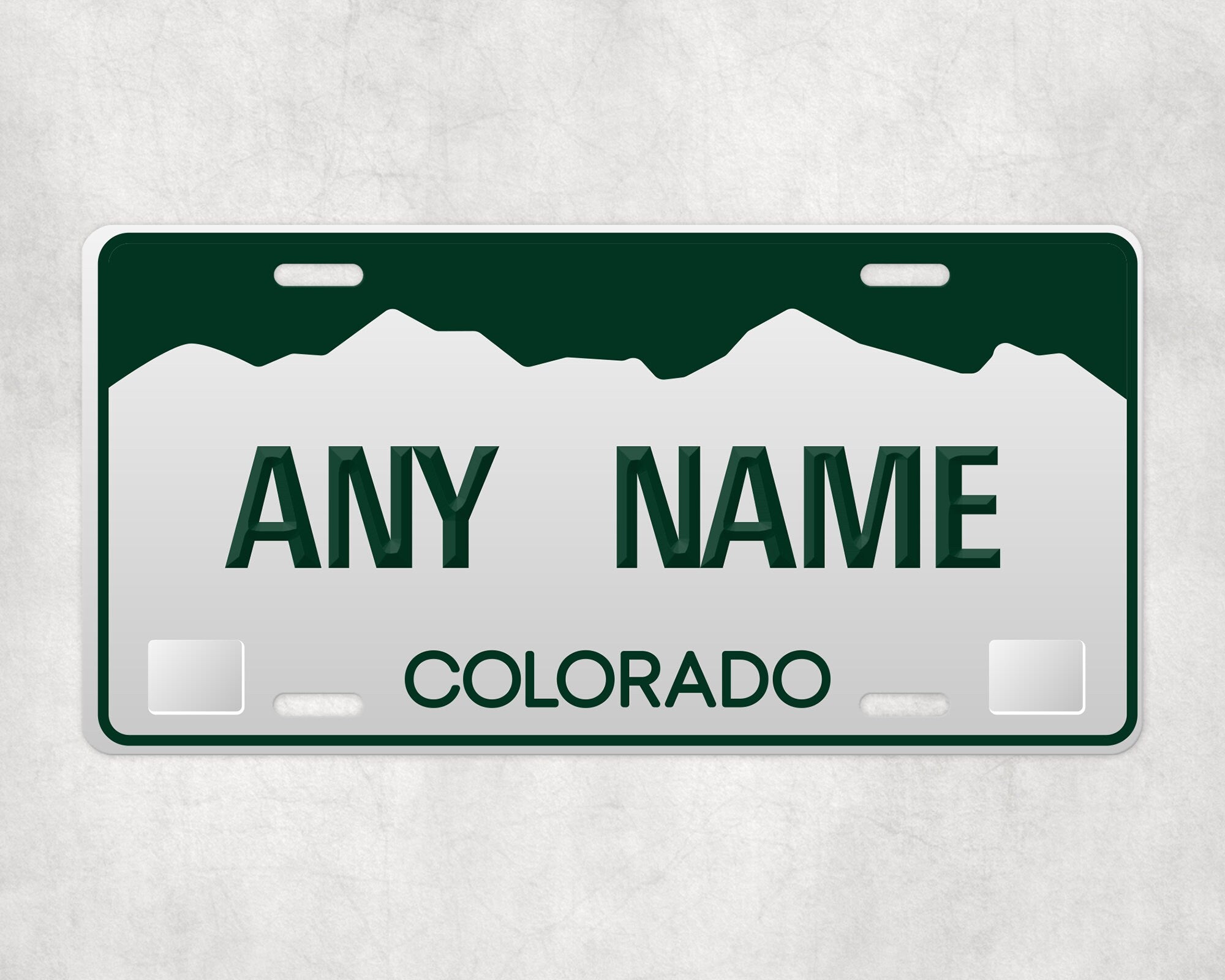 Personalized COLORADO License Plate - US State Souvenir, Unique Car Tag, License Plate, Novelty Plate, State Tags, Rustic License Plate