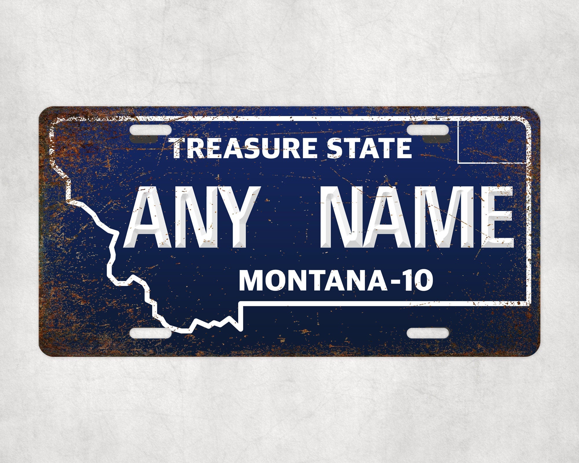 Personalized MONTANA License Plate - US State Souvenir, Unique Car Tag, License Plate, Novelty Plate, State Tags, Rustic License Plate