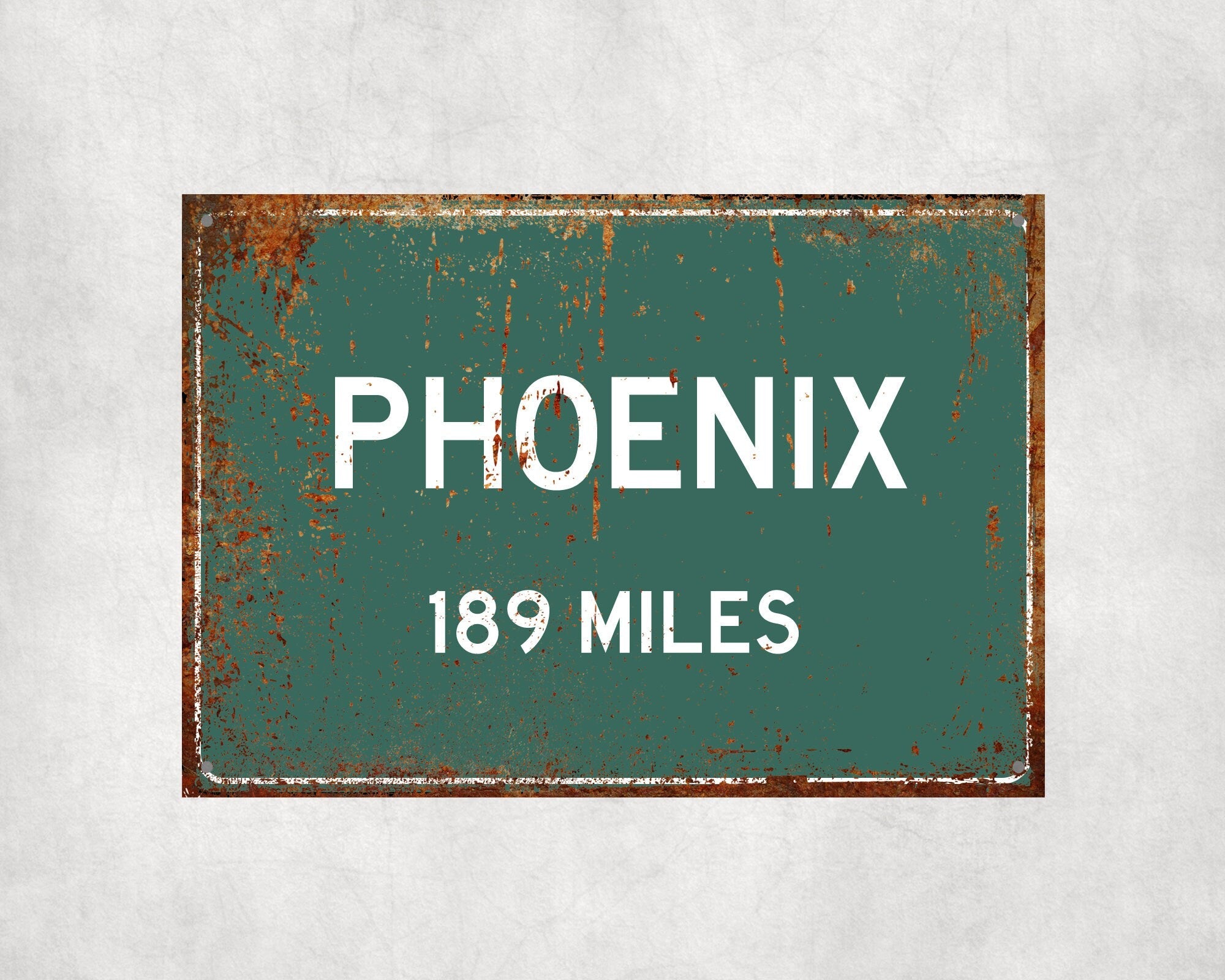 PERSONALIZED PHOENIX Sign, Phoenix City Distance Sign, City of Phoenix Gift, Phoenix Gifts, Phoenix Souvenir