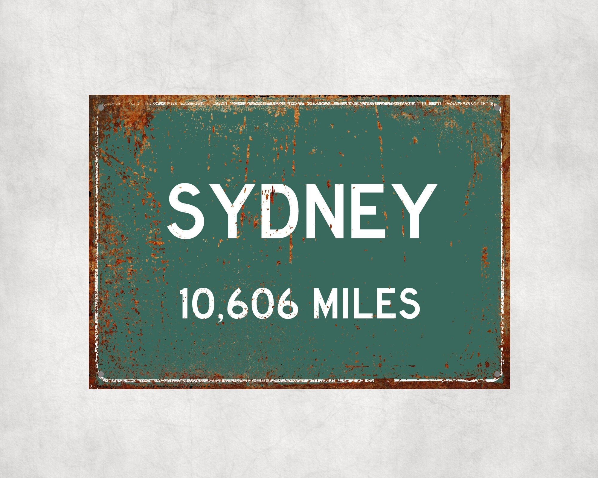 PERSONALIZED SYDNEY Sign, Sydney City Distance Sign, City of Sydney Gift, Sydney Gifts, Sydney Souvenir, Sydney Signs