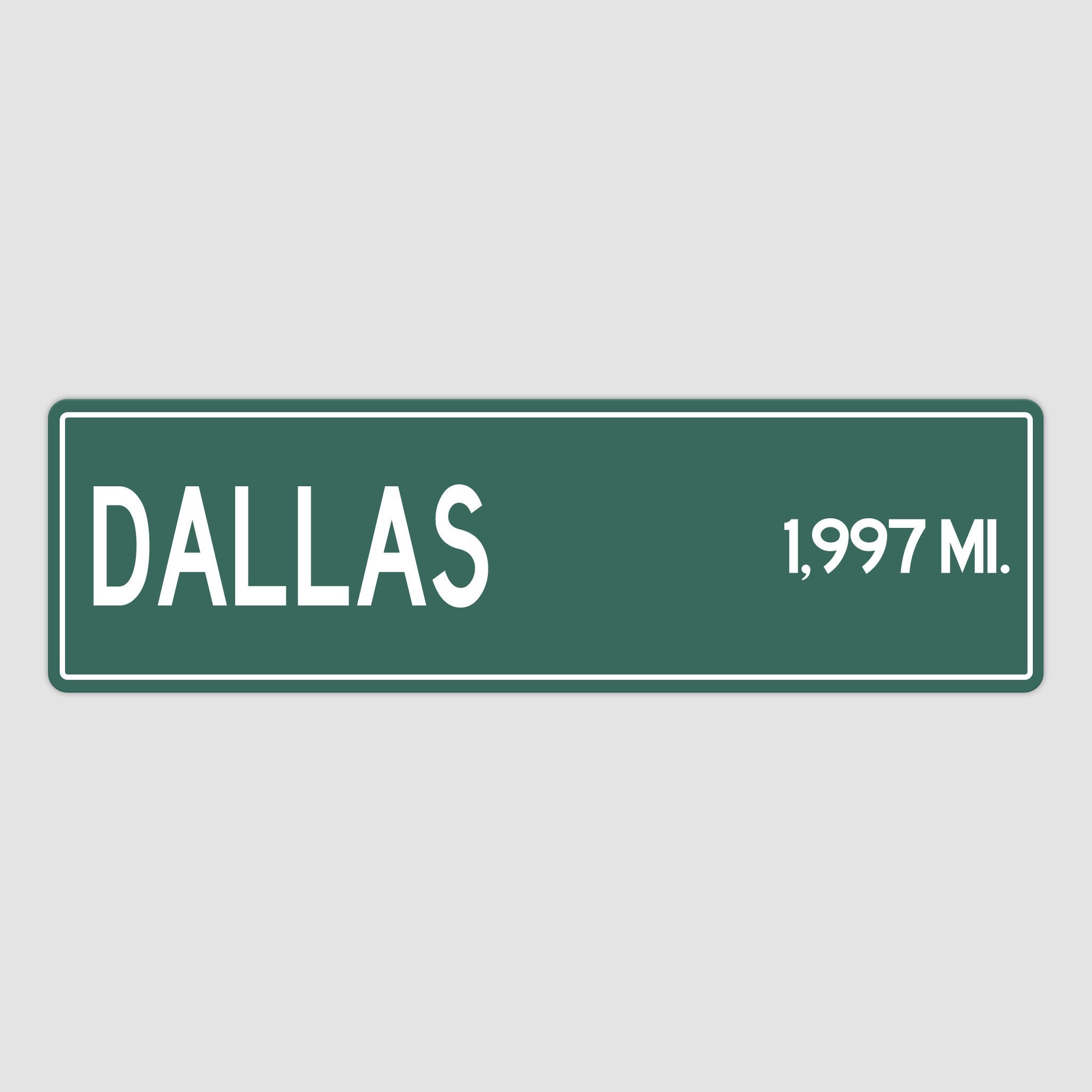 PERSONALIZED DALLAS Sign, Dallas City Distance Sign, City of Dallas Gift, Dallas Gifts, Dallas Souvenir, Dallas Sign