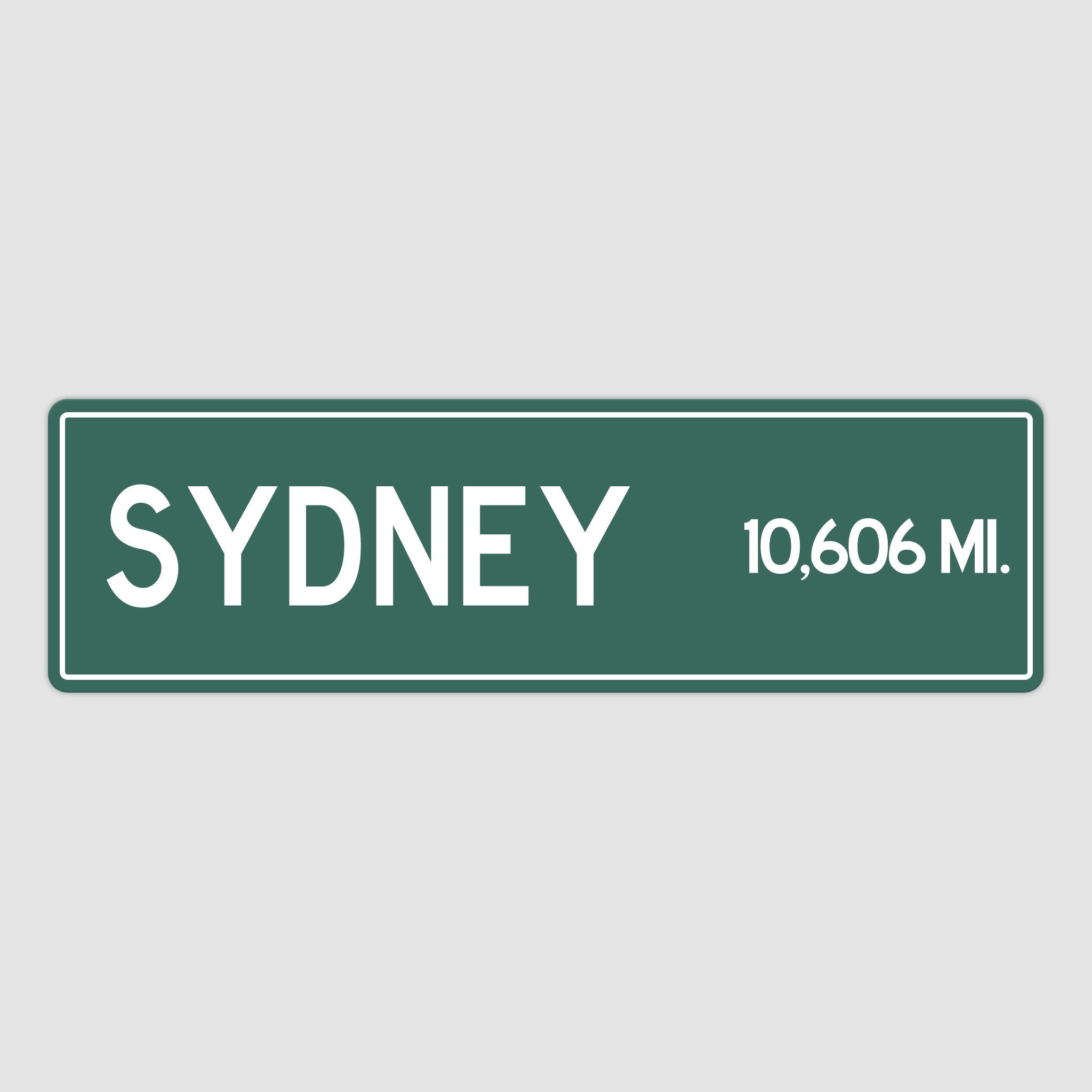 PERSONALIZED SYDNEY Sign, Sydney City Distance Sign, City of Sydney Gift, Sydney Gifts, Sydney Souvenir, Sydney Signs