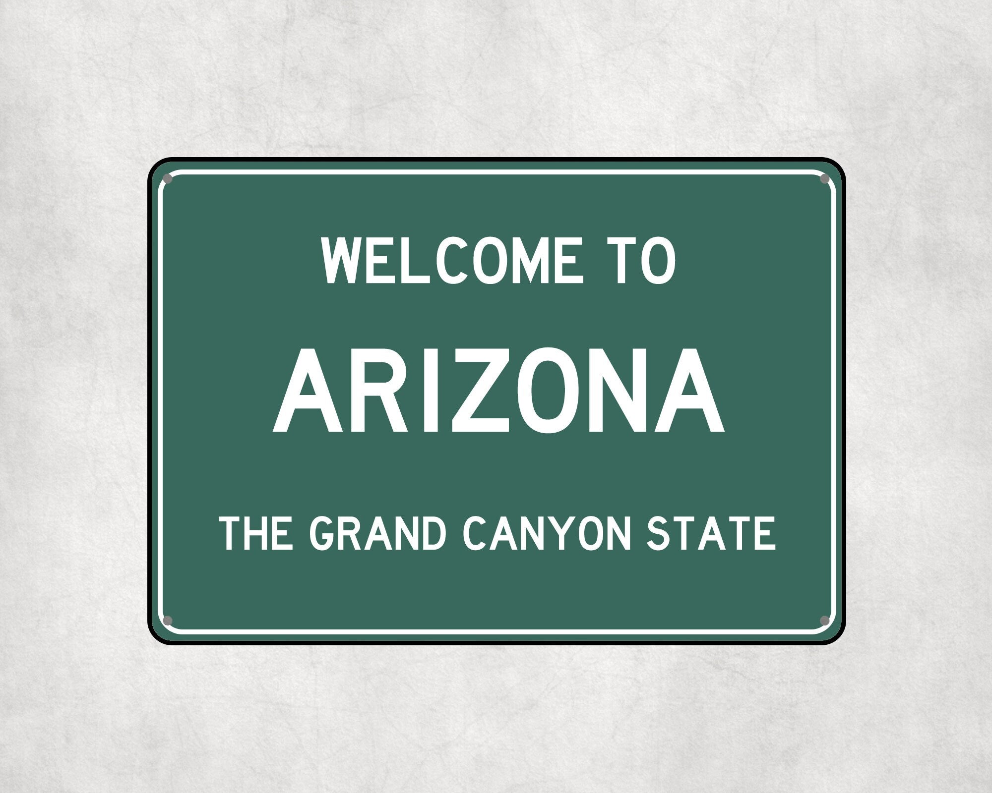 Welcome to ARIZONA Sign, Arizona Metal Sign, Arizona Gift, Arizona Gifts, Arizona Souvenir, Arizona Grand Canyon State